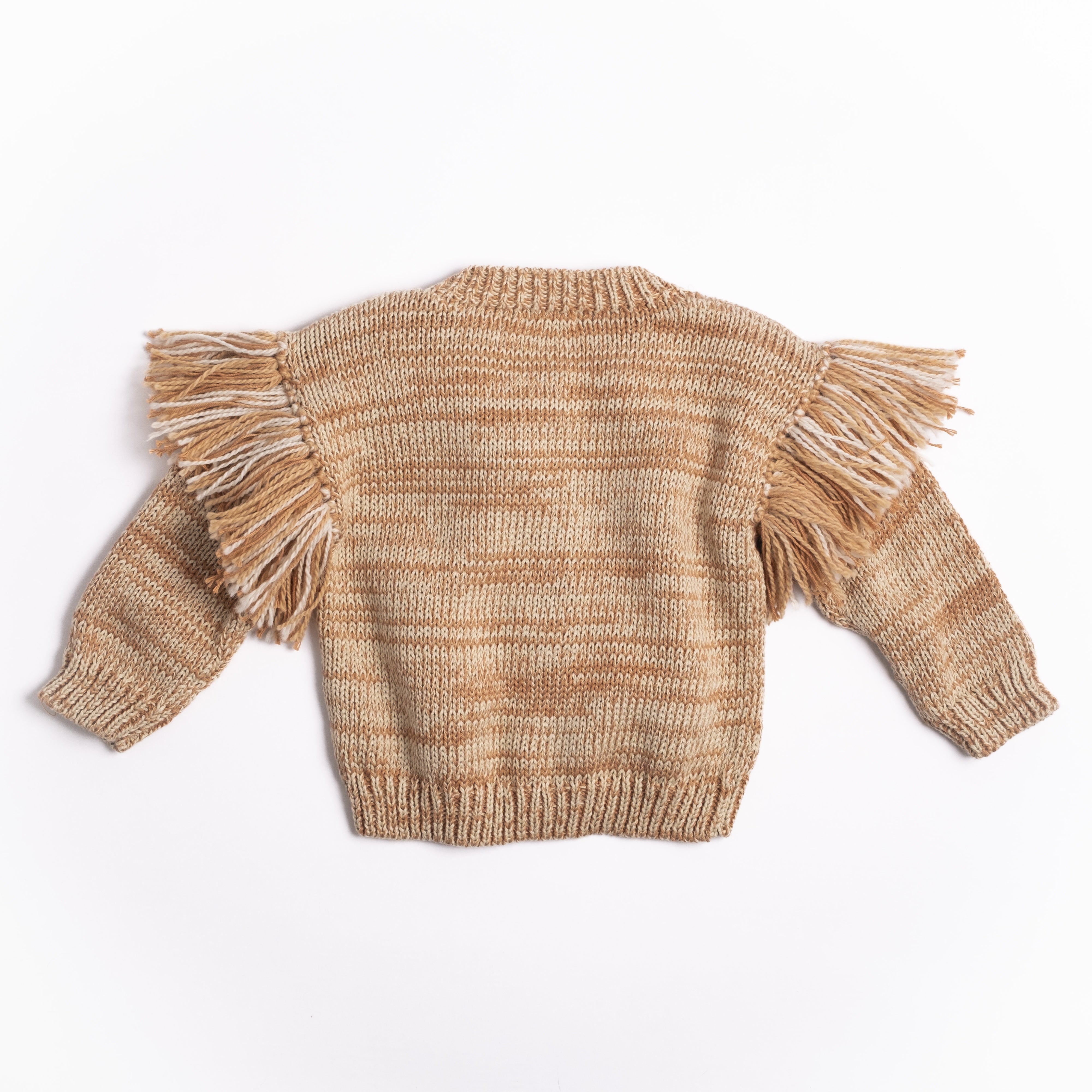 Fringed Cardigan - Prairie Sand