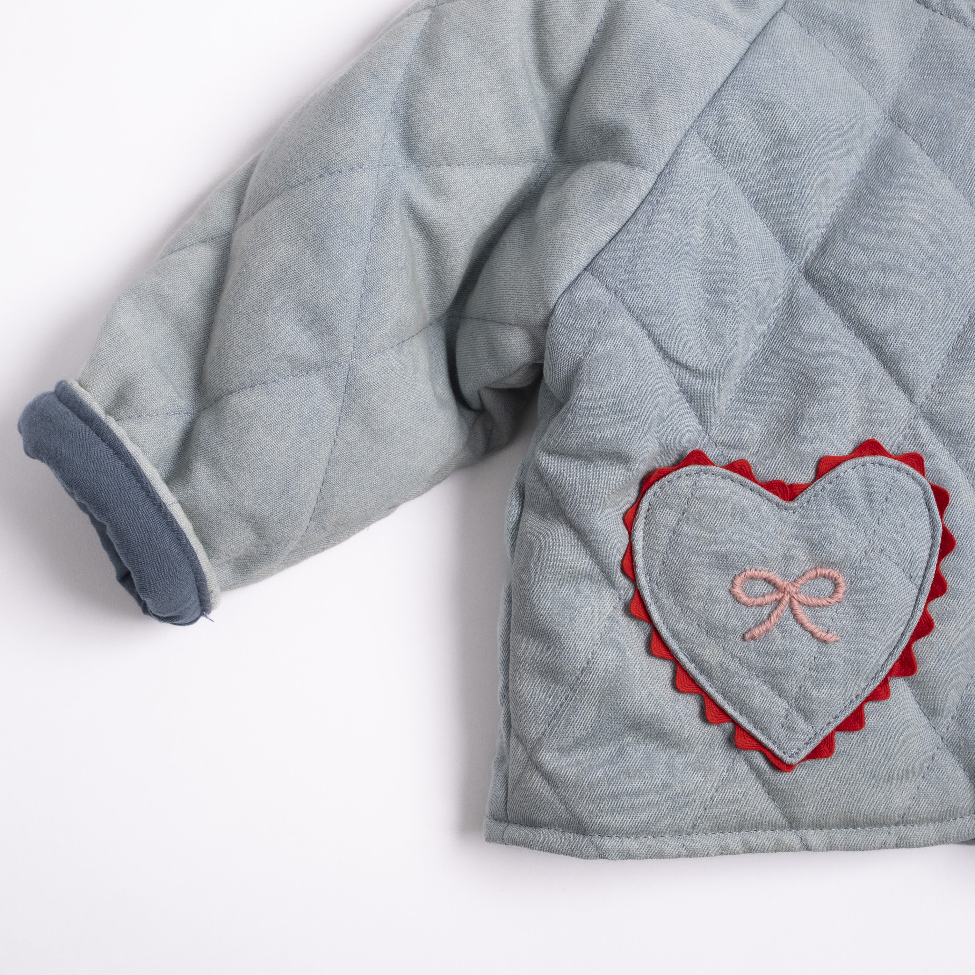 Quilted Jacket - Denim Darling