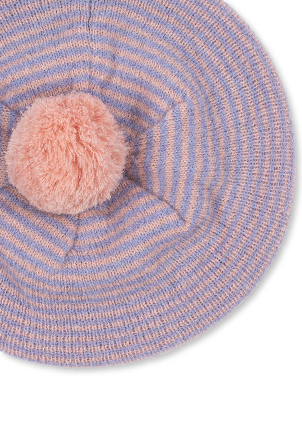 Berle Knit Beret Purple/Pink