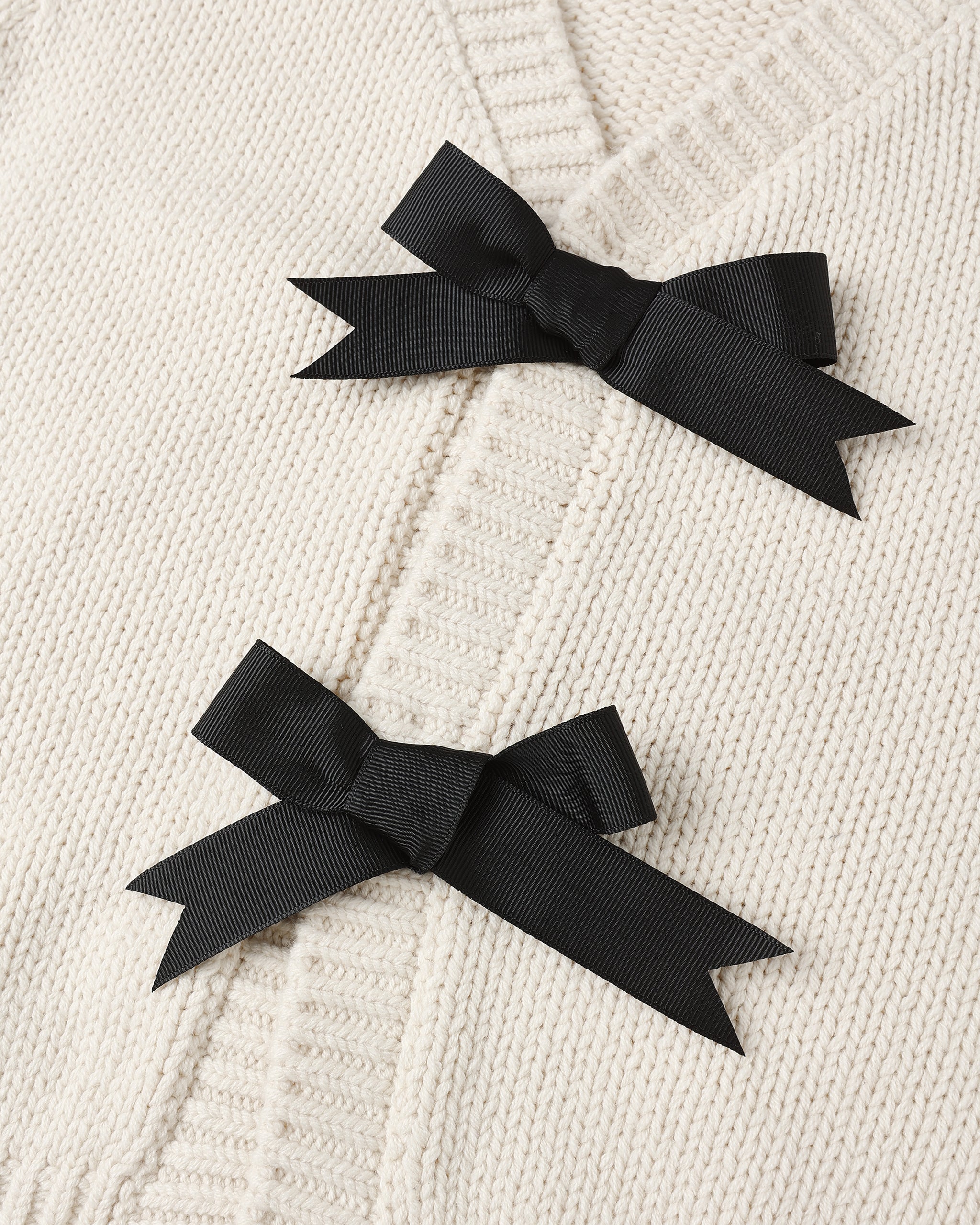 Bow Cardigan Natural