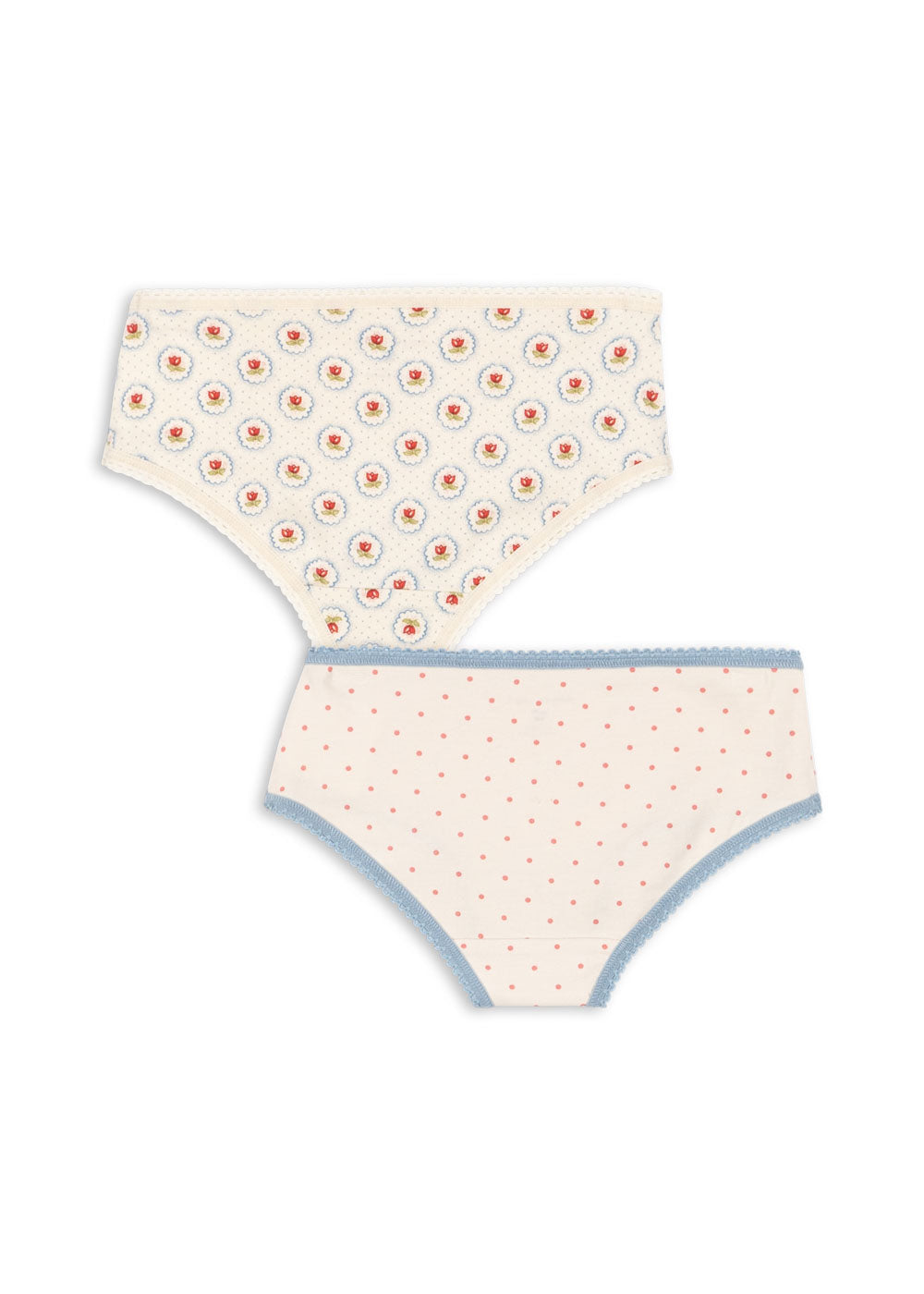 Basic 2 pack Girls Underpants GOTS Cotton