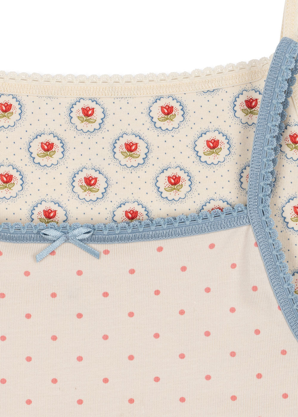 Basic 2 pack Strap Tops GOTS Cotton