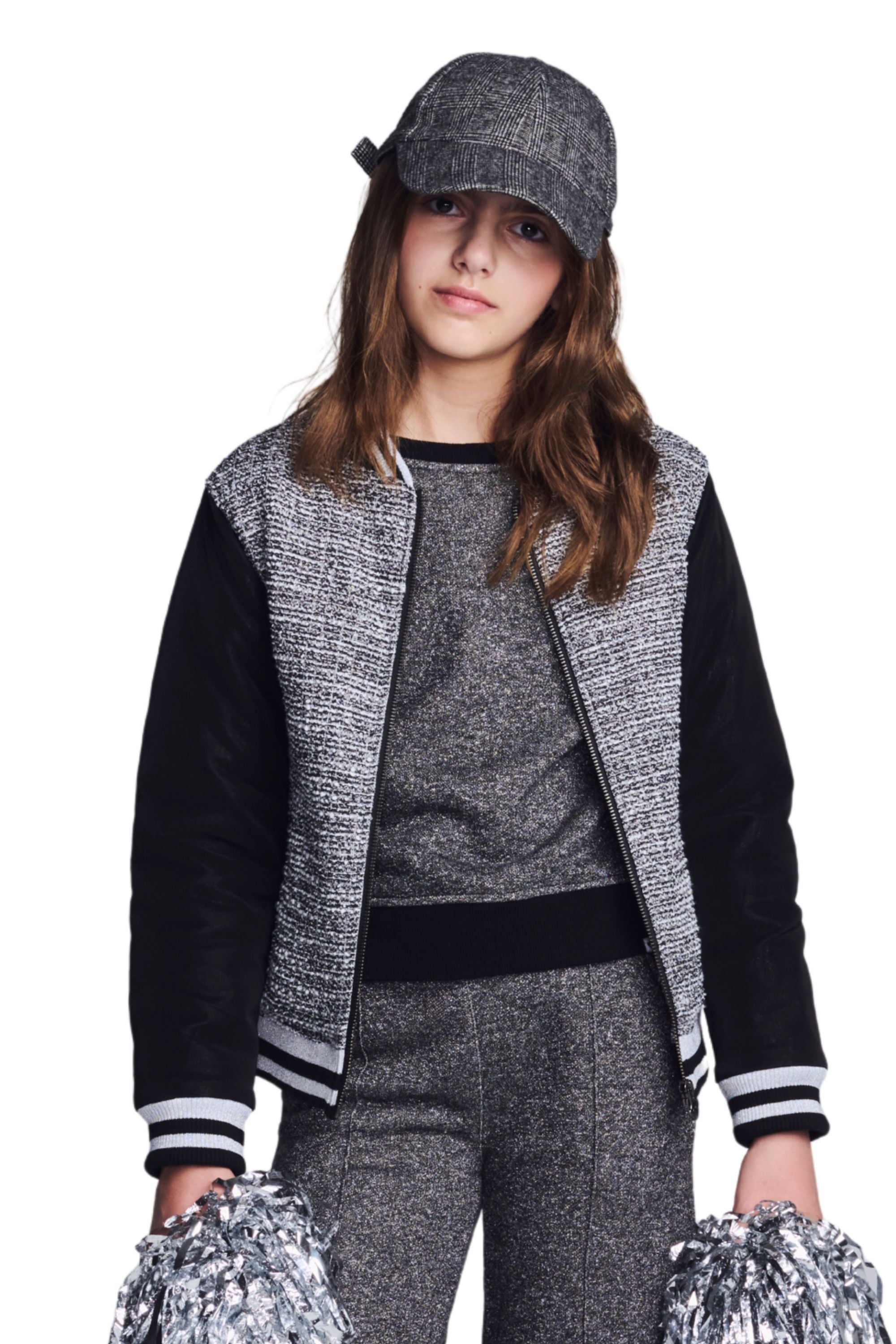 Nikki Bomber Black Boucle