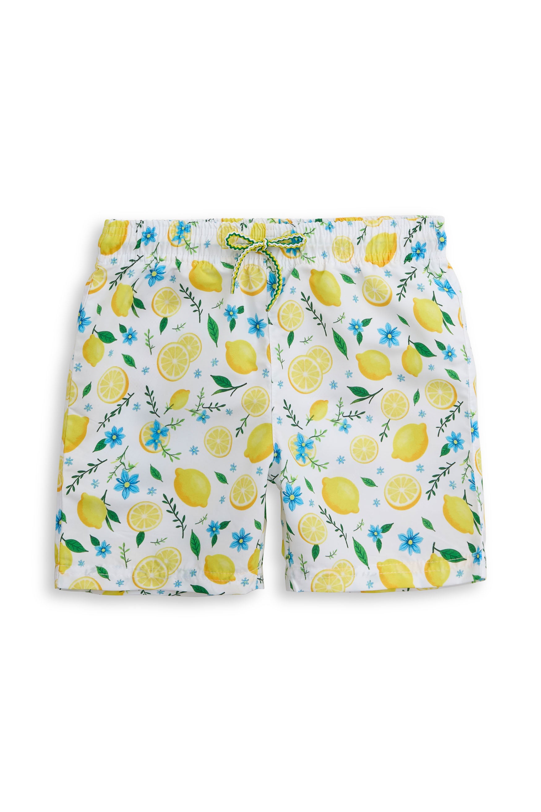 Mid Length Swim Trunks Lemon Zest
