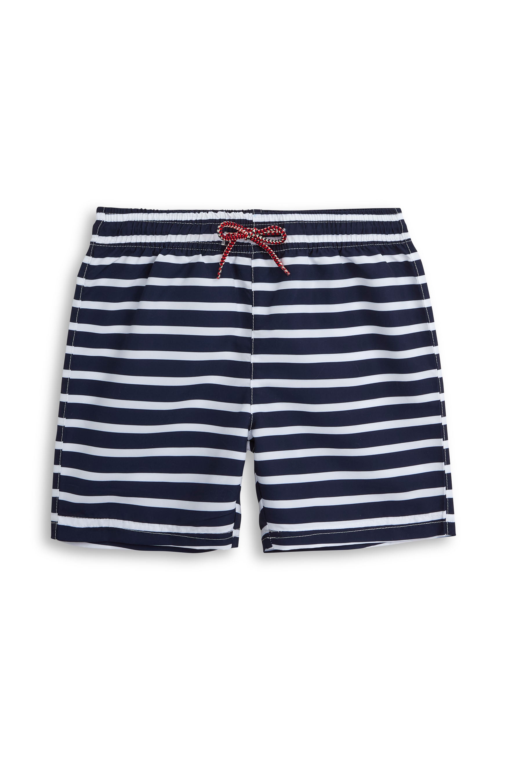 Mid Length Swim Trunk Nautical Stripe