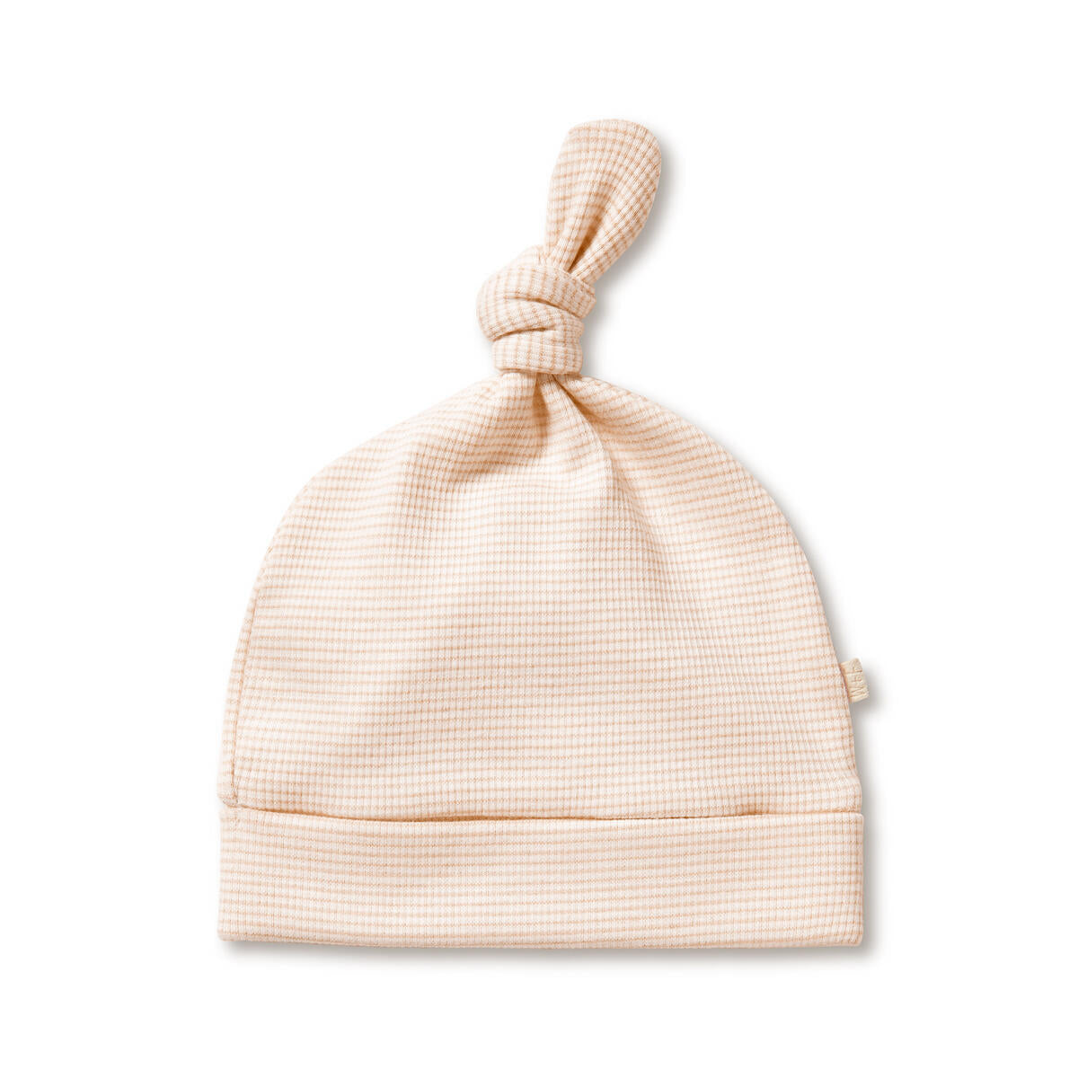 Organic Stripe Rib Zipsuit with Feet Cantaloupe Pink