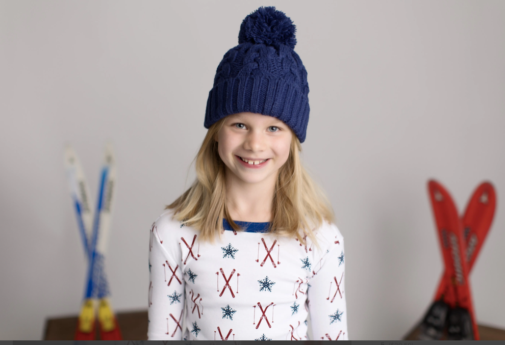 Organic Cotton Retro Ski PJ Set