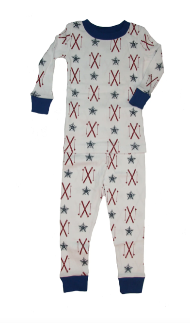 Organic Cotton Retro Ski PJ Set