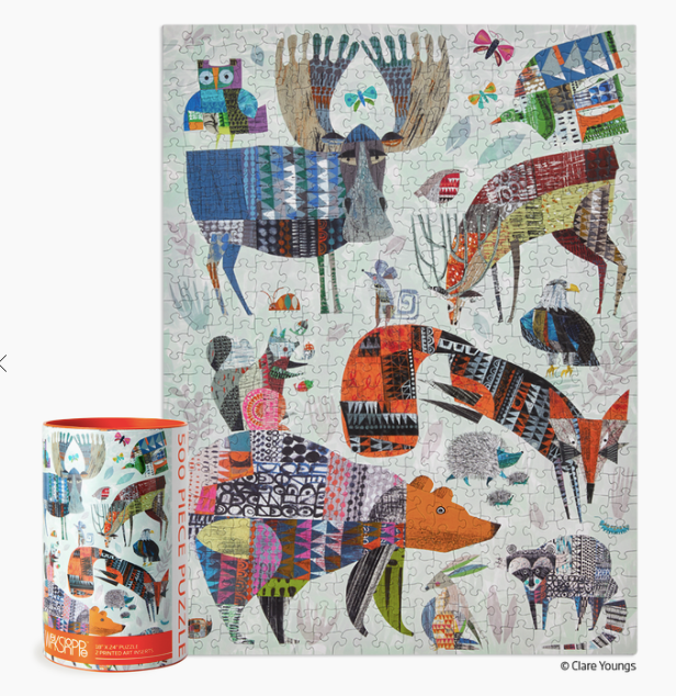 Woodland Creatures 500 Piece Jigsaw Puzzle