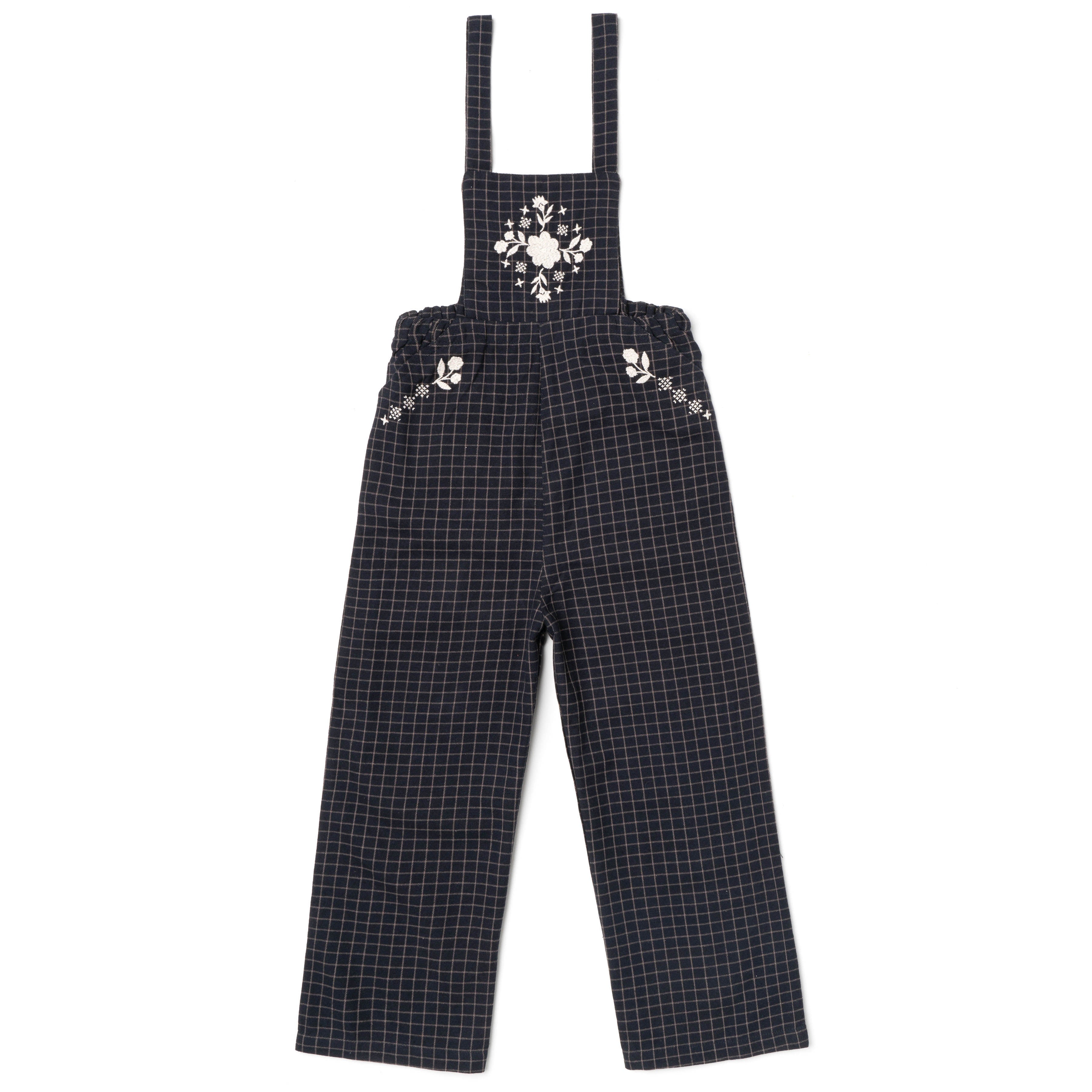 Lali Kids Embroidered Overalls