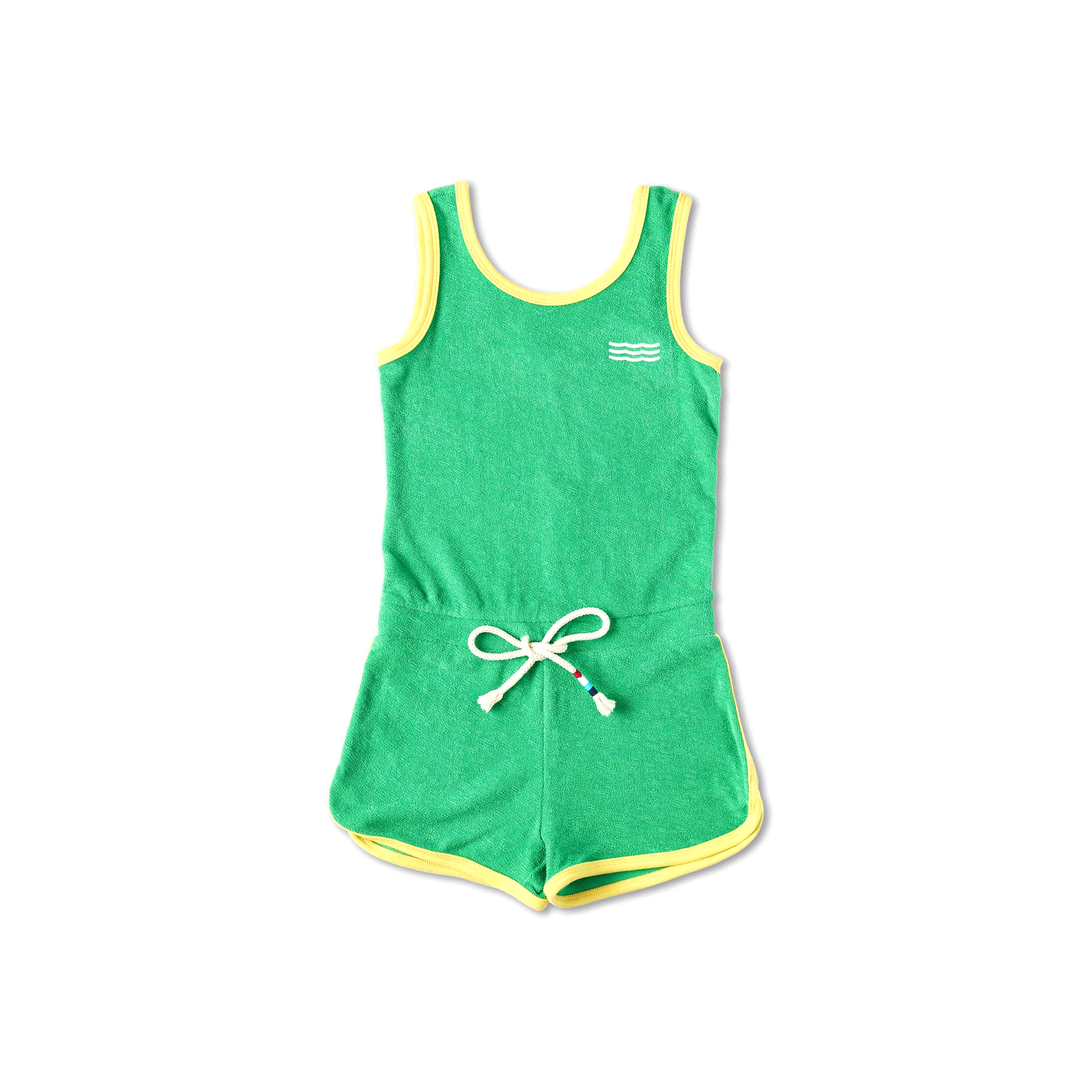 Loop Terry Romper Lime
