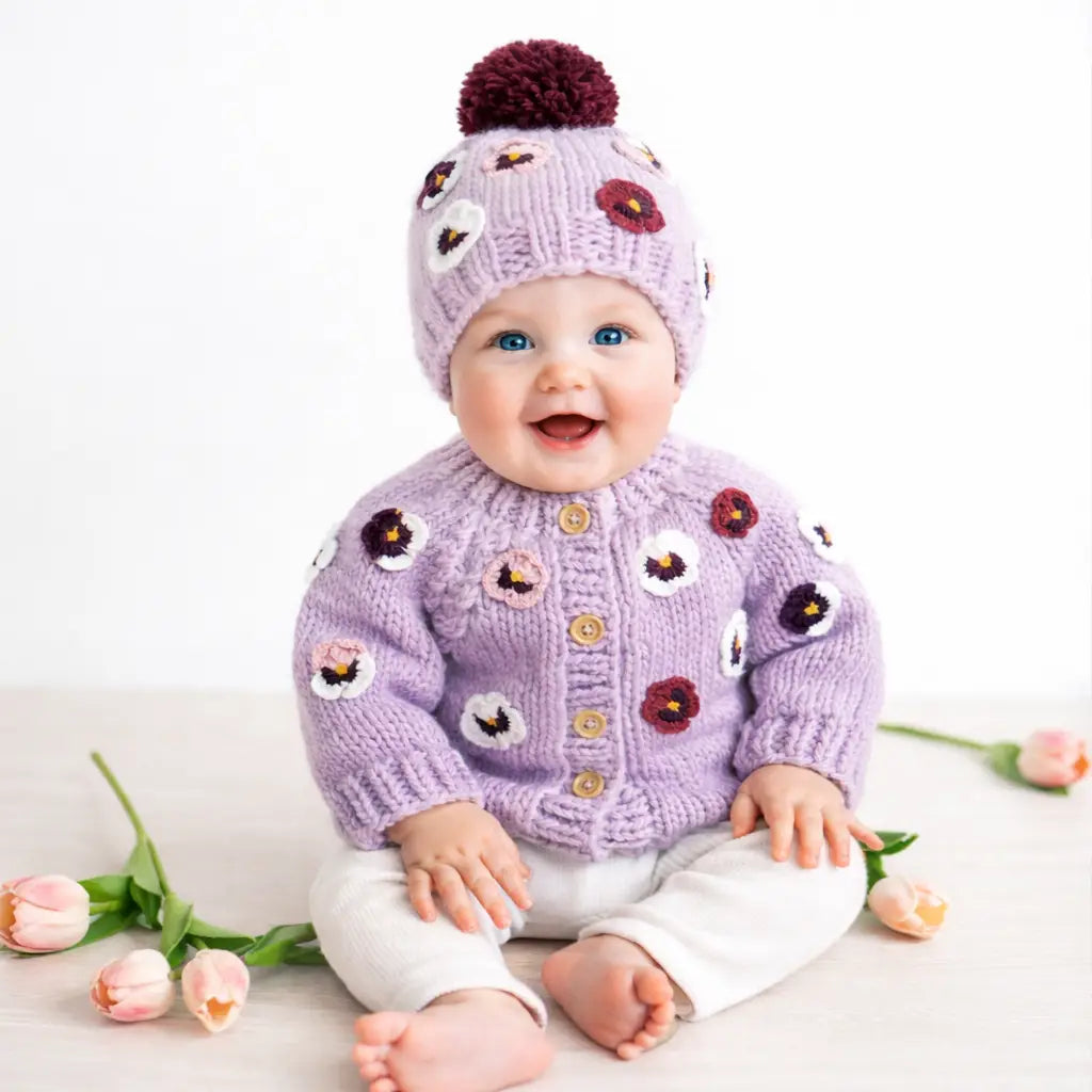 Pansy Sweater Lilac