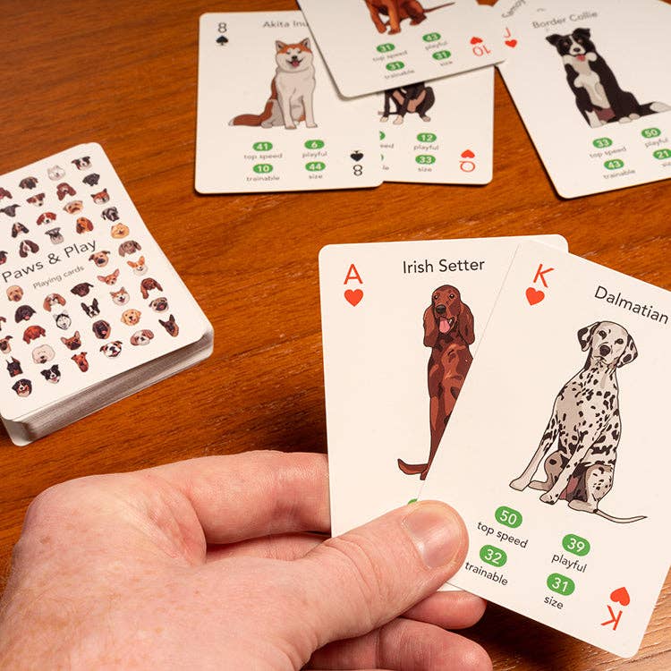 Kikkerland Design Inc - Paws & Play Playing Cards
