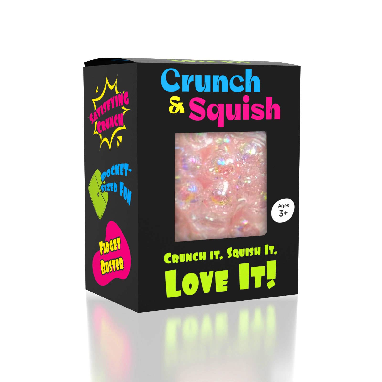Showcase - Crunch & Squish Crunchy Squishy Stress Ball Fidget Toy (Color Ships Assorted)
