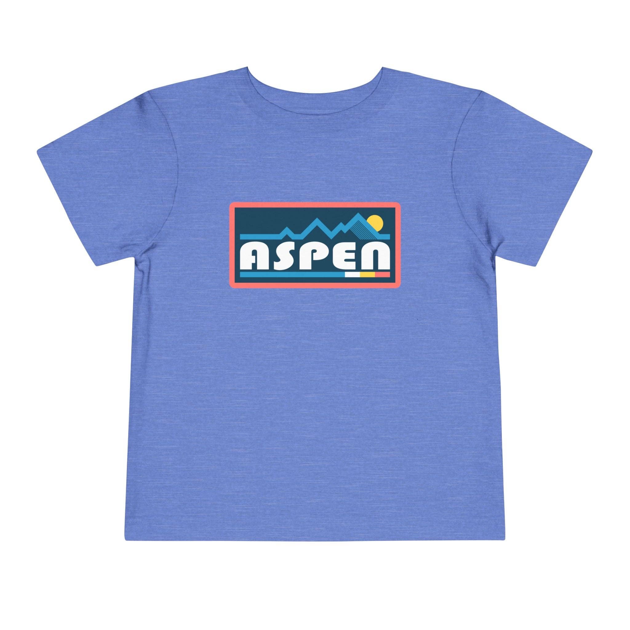 Hey Mountains - Aspen, Colorado Toddler Graphic Tee - Kids Aspen Shirt