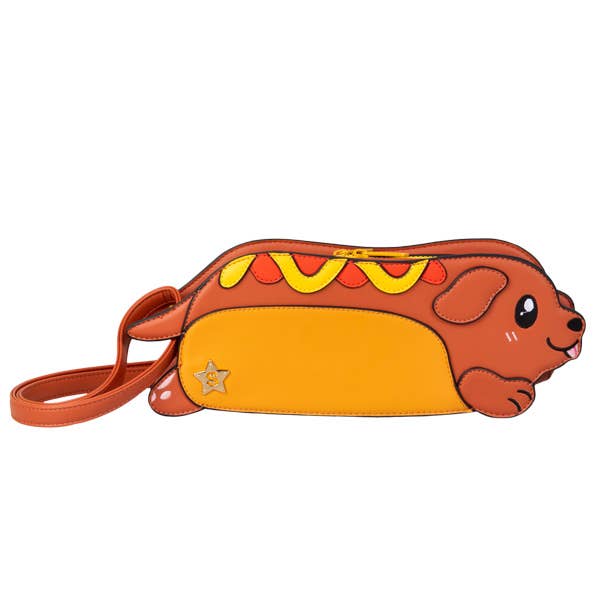 Squishable - Hot Dog Dachshund Crossbody Purse
