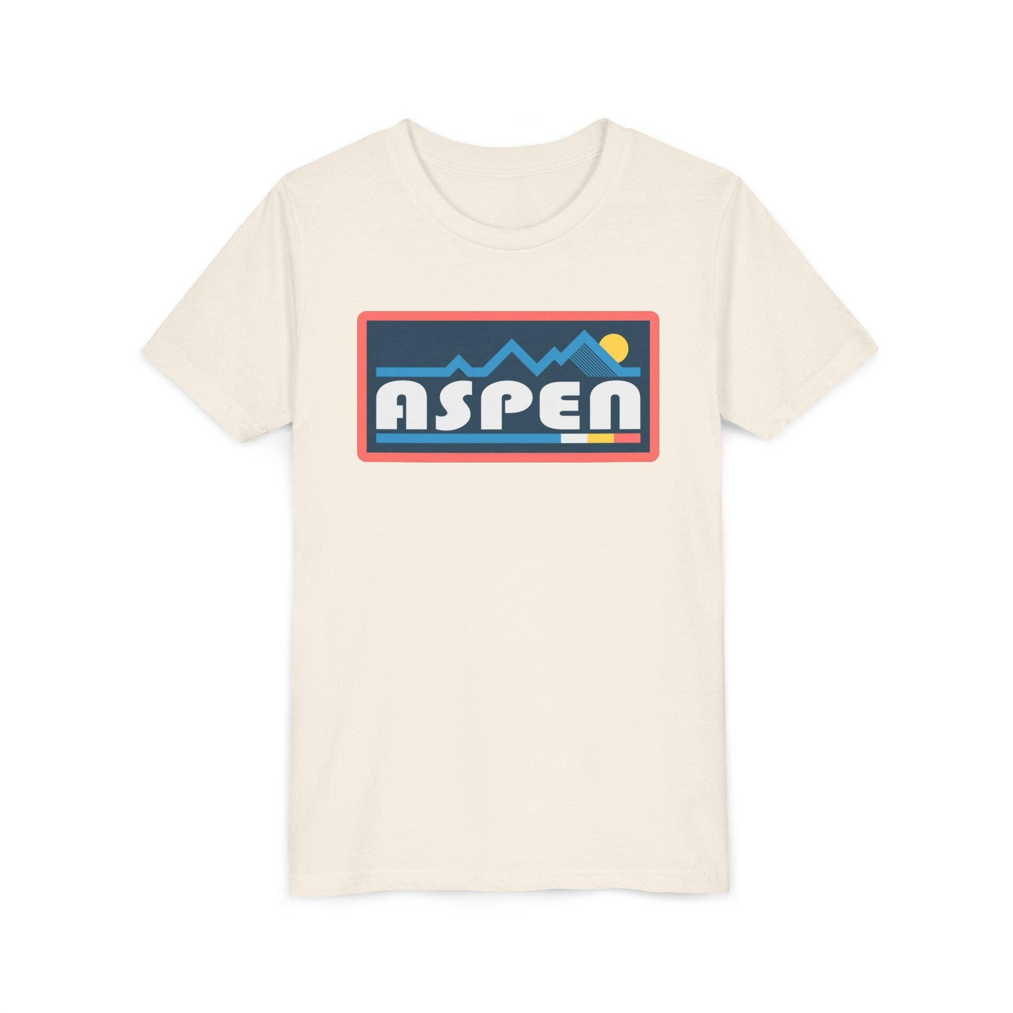 Hey Mountains - Aspen, Colorado Youth Graphic Tee - Kids Aspen T Shirt