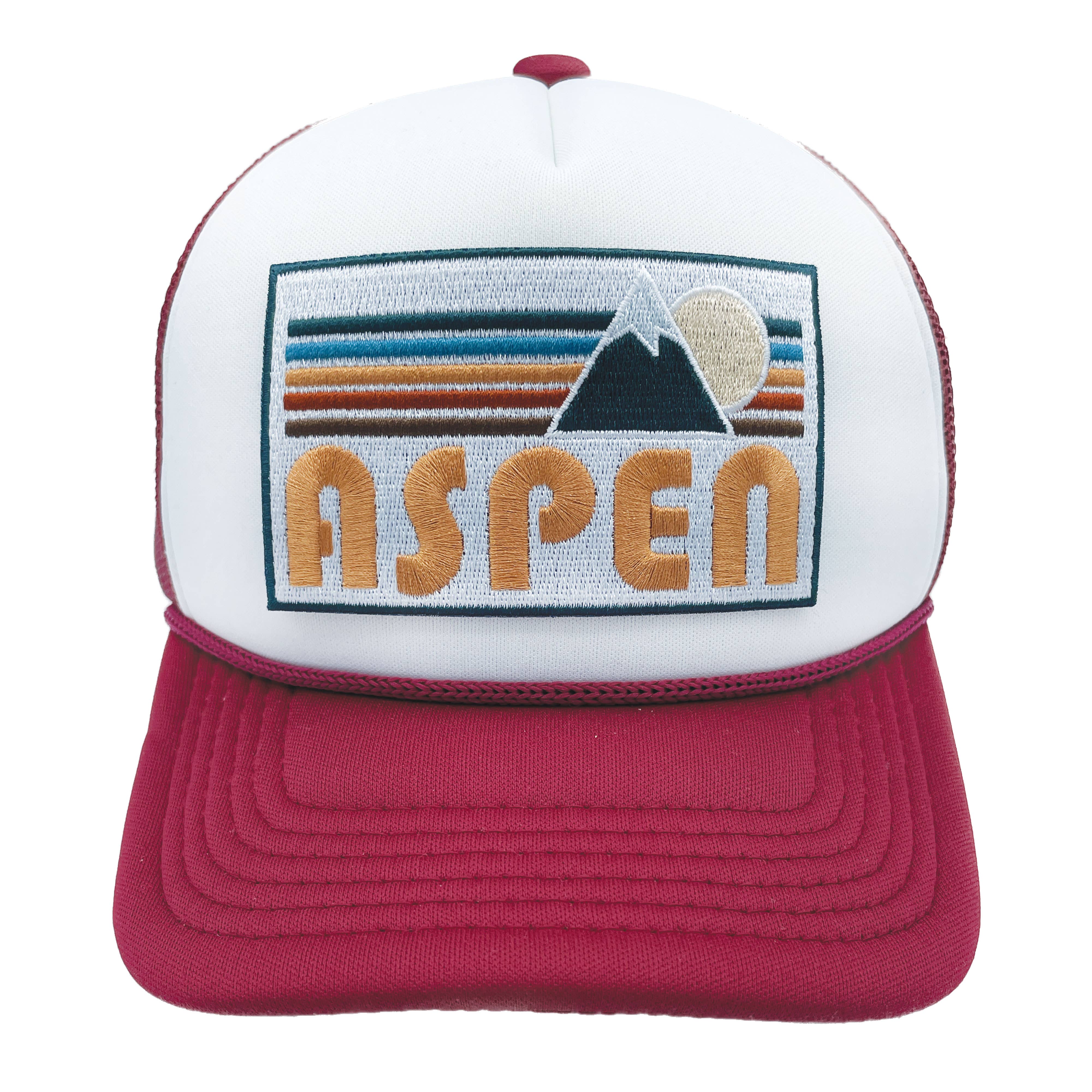 Hey Mountains - Kids Aspen, Colorado Trucker Hat