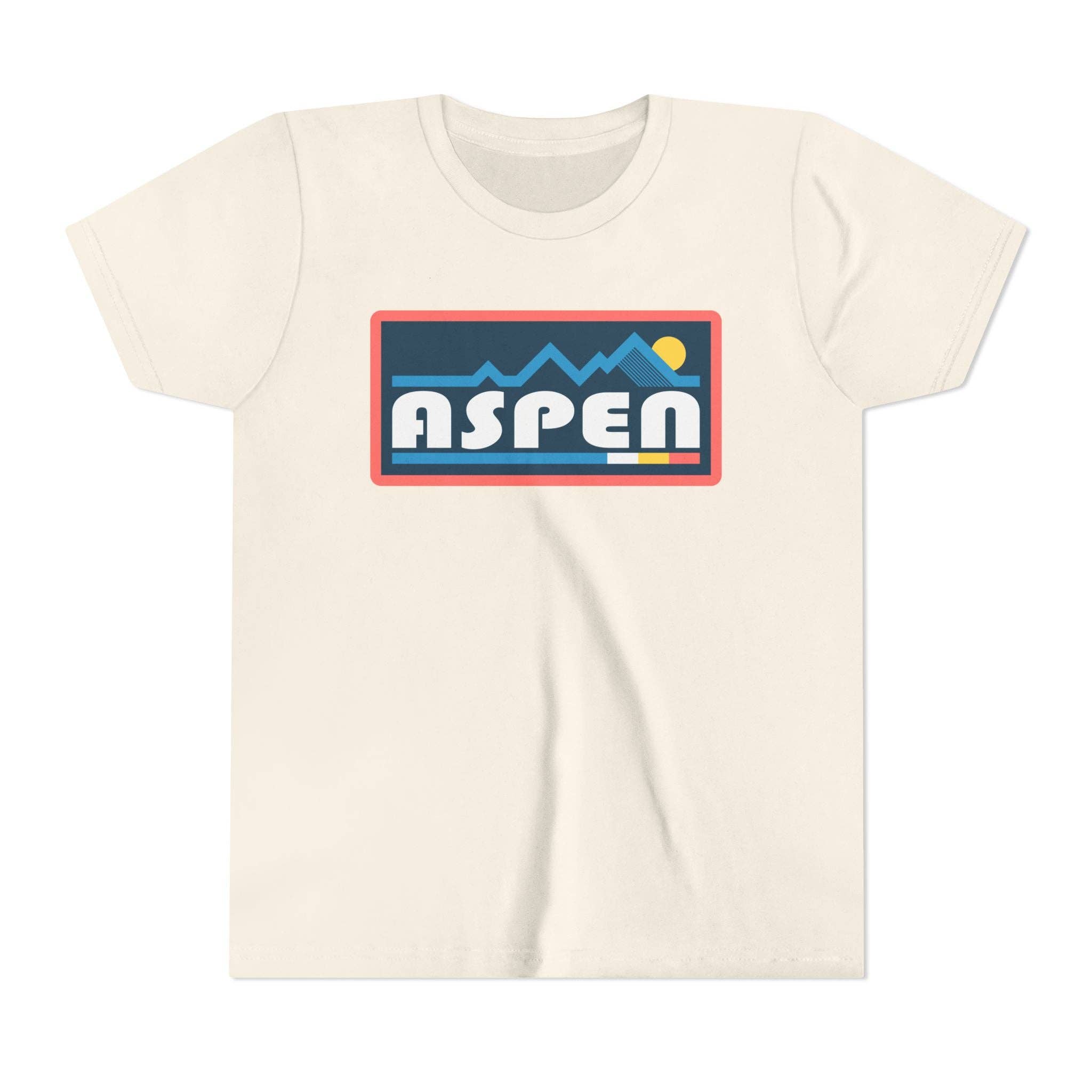 Hey Mountains - Aspen, Colorado Youth Graphic Tee - Kids Aspen T Shirt