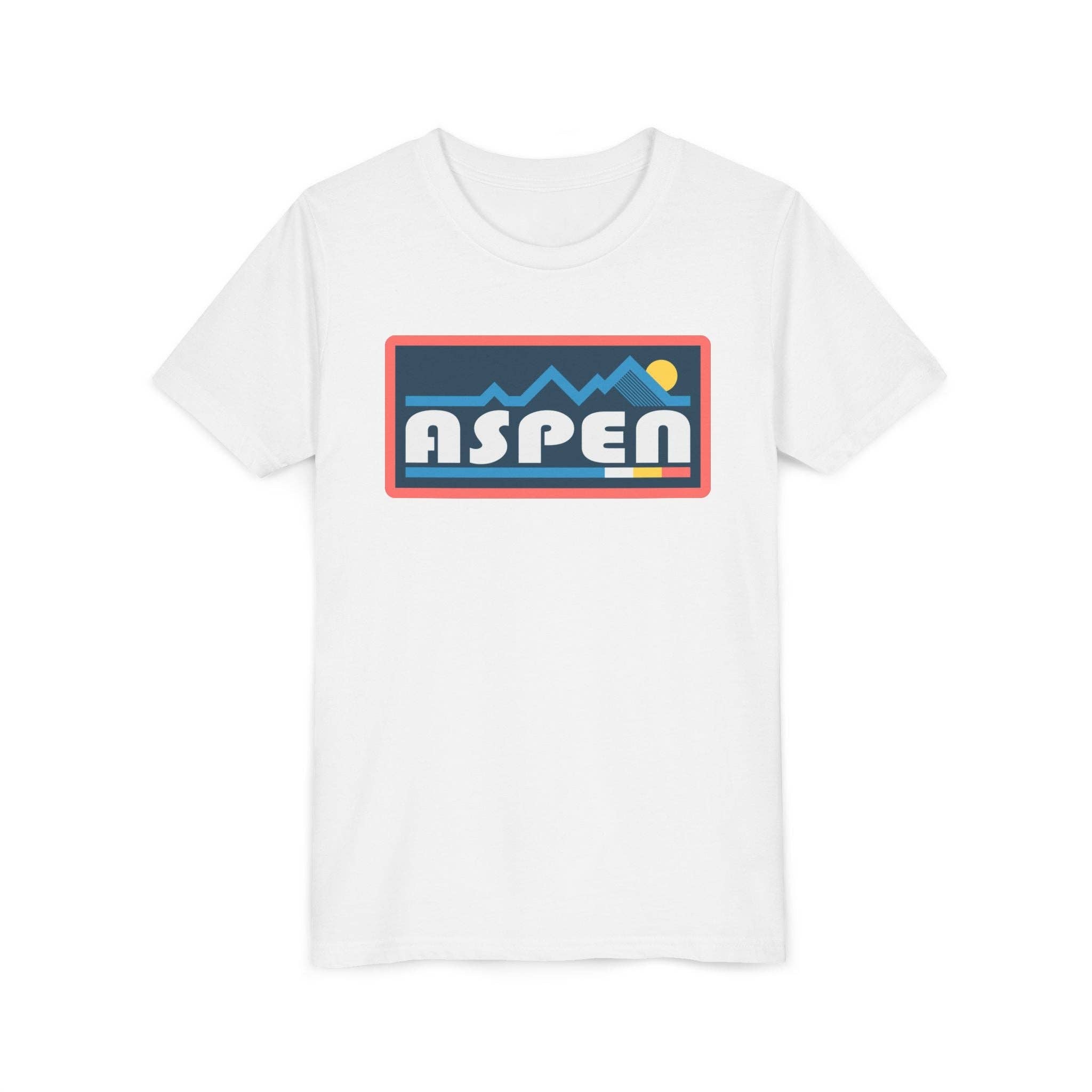 Hey Mountains - Aspen, Colorado Youth Graphic Tee - Kids Aspen T Shirt