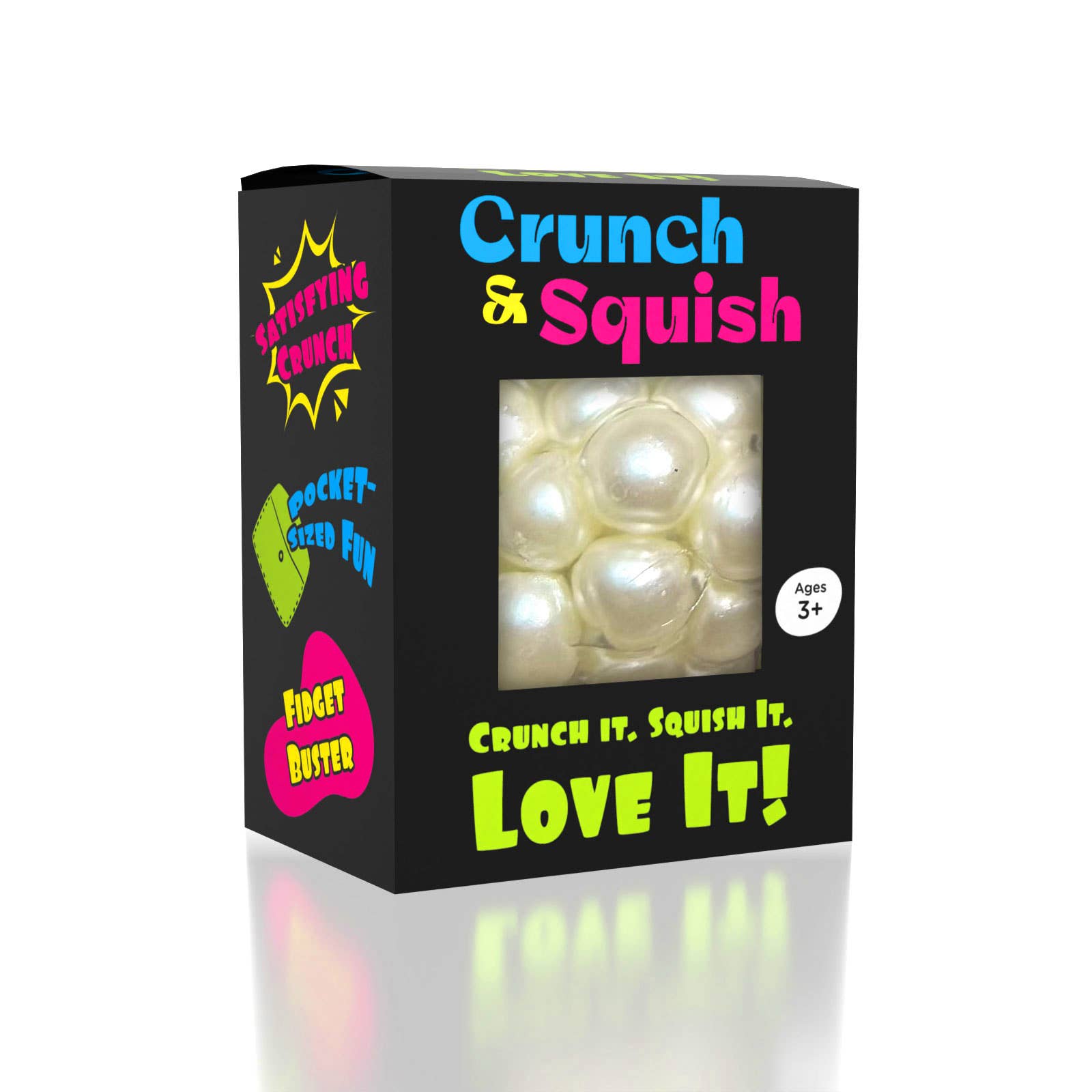 Showcase - Crunch & Squish Crunchy Squishy Stress Ball Fidget Toy (Color Ships Assorted)