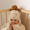 Snow Bunny Pecan Beanie