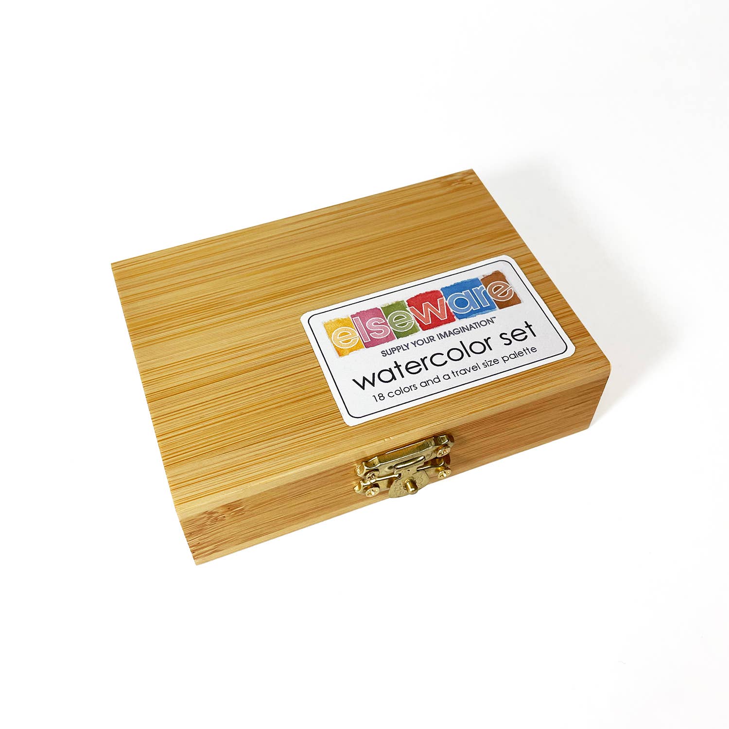 elseware unplug / eco-kids - Watercolor Set - Bamboo Box