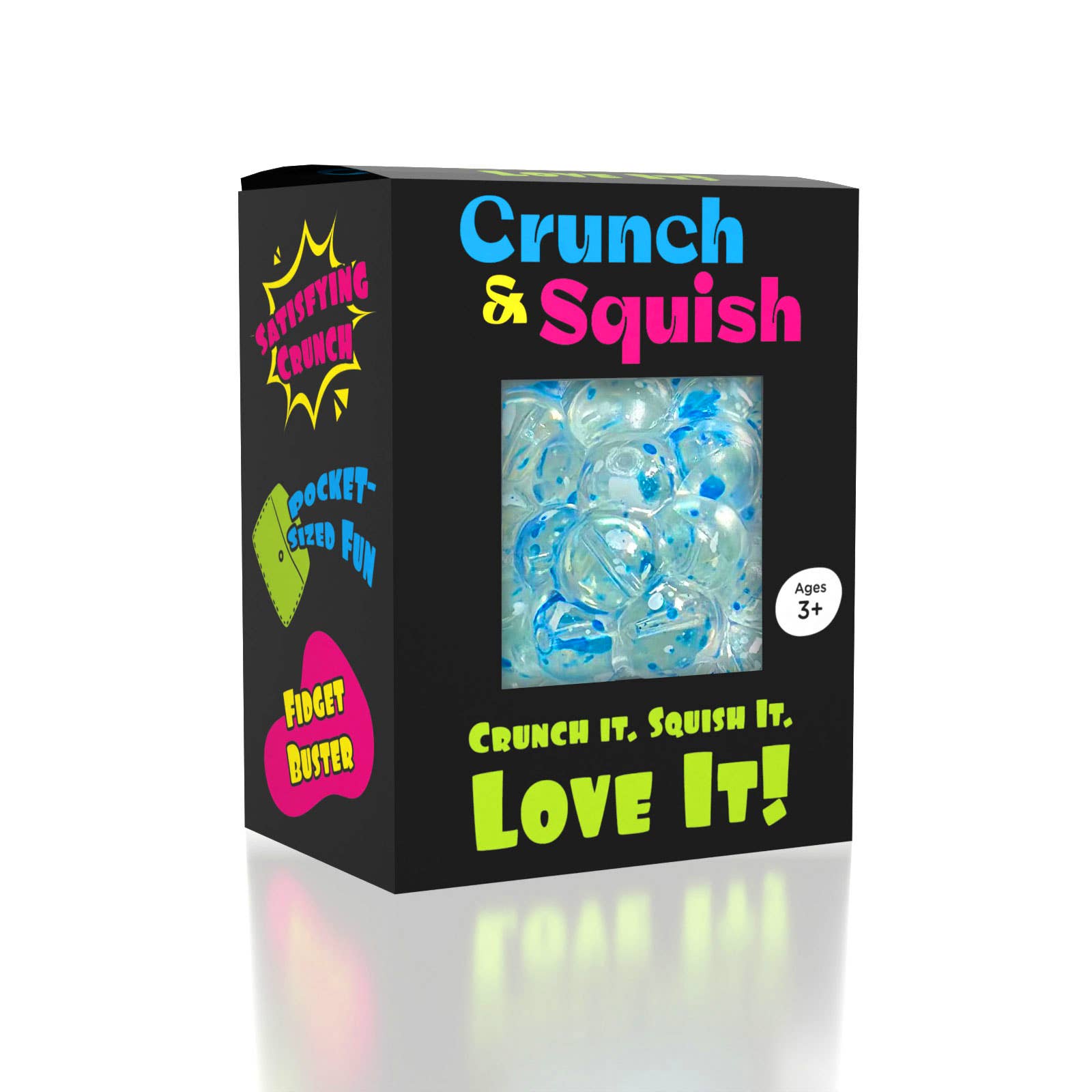 Showcase - Crunch & Squish Crunchy Squishy Stress Ball Fidget Toy (Color Ships Assorted)