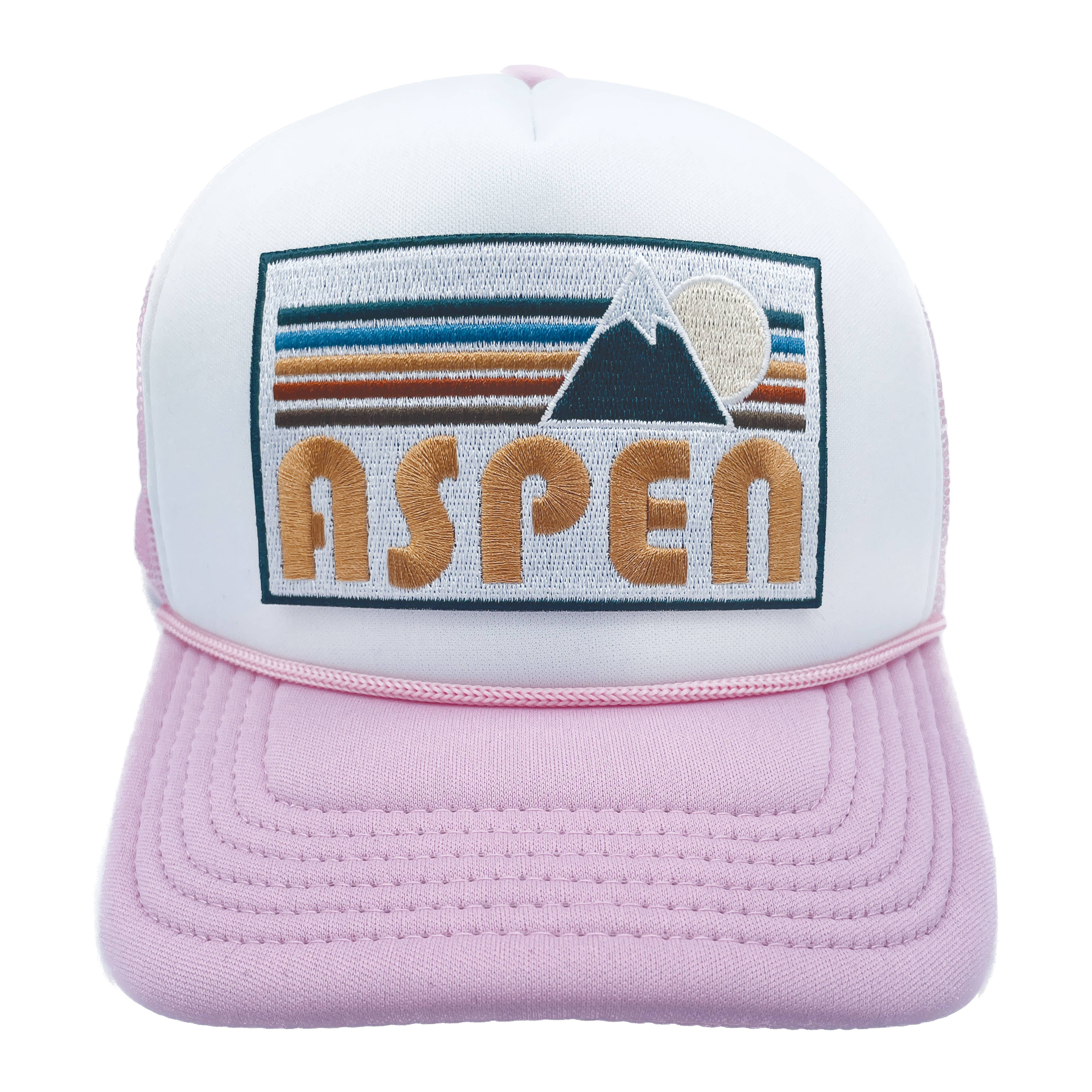 Hey Mountains - Kids Aspen, Colorado Trucker Hat