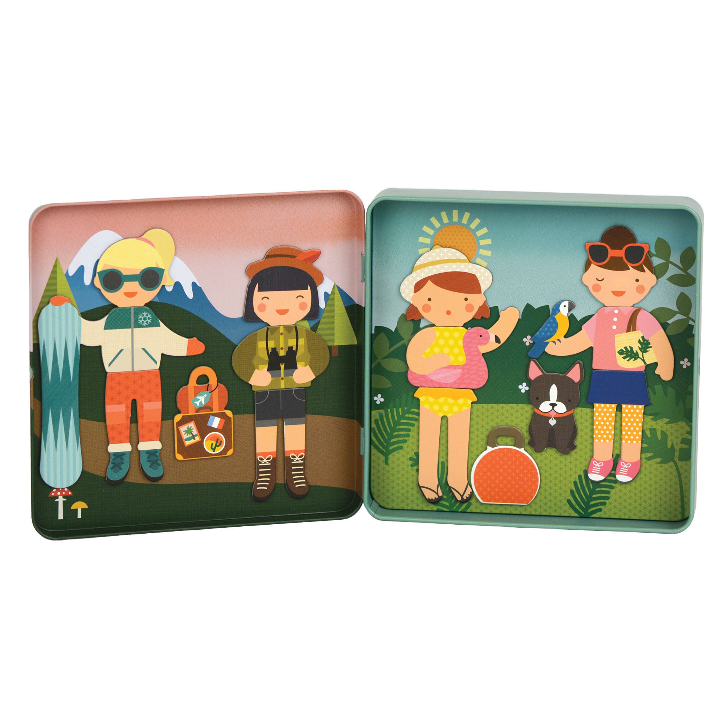 Chronicle Books - Little Travelers Magnetic Play Set