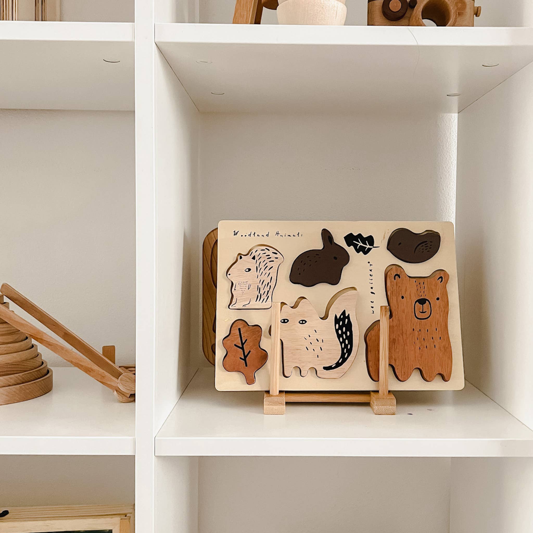 Wee Gallery - Wooden Tray Puzzle - Woodland Animals