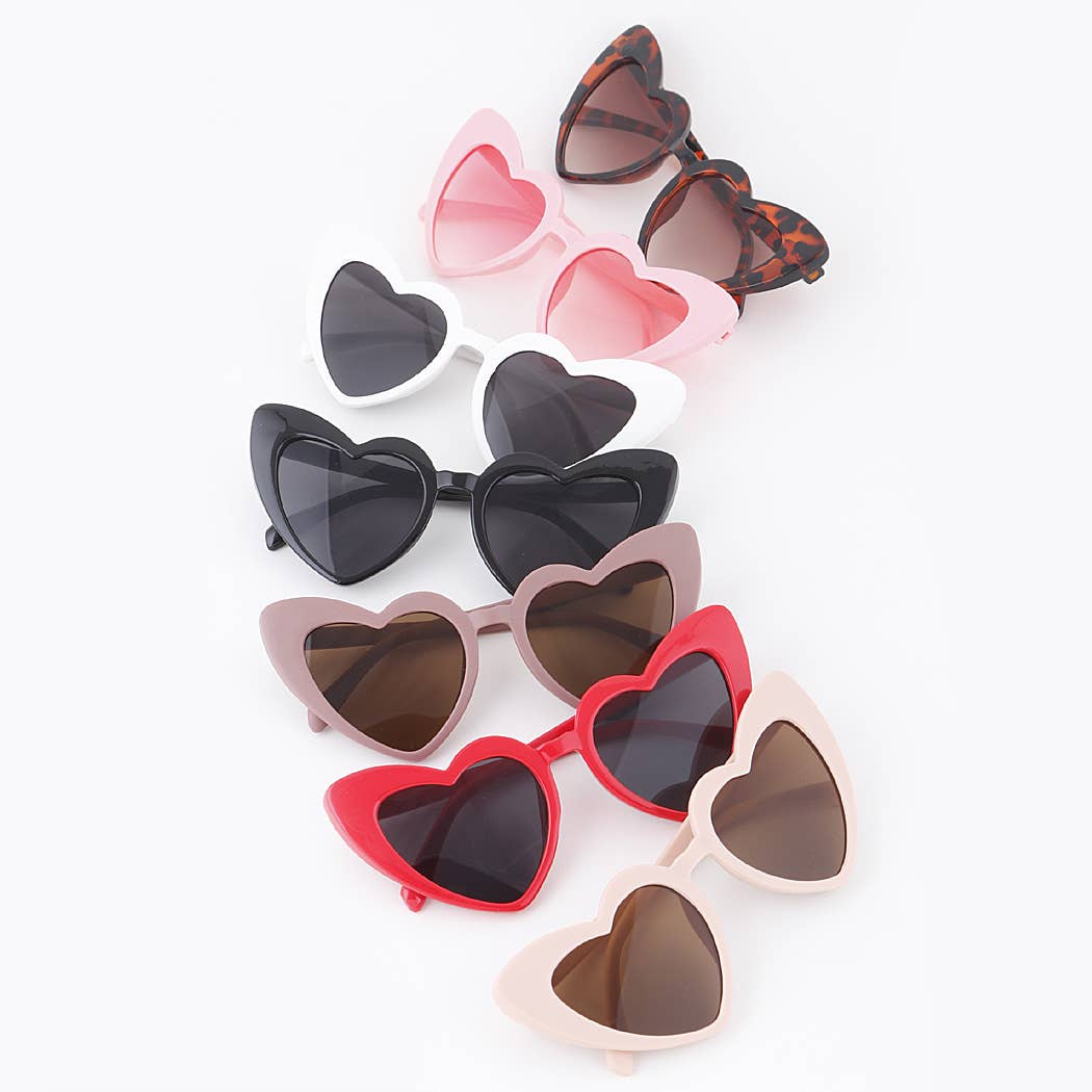 3AM BY H&D ACCESSORIES - KIDS Heart Cateye Sunglasses