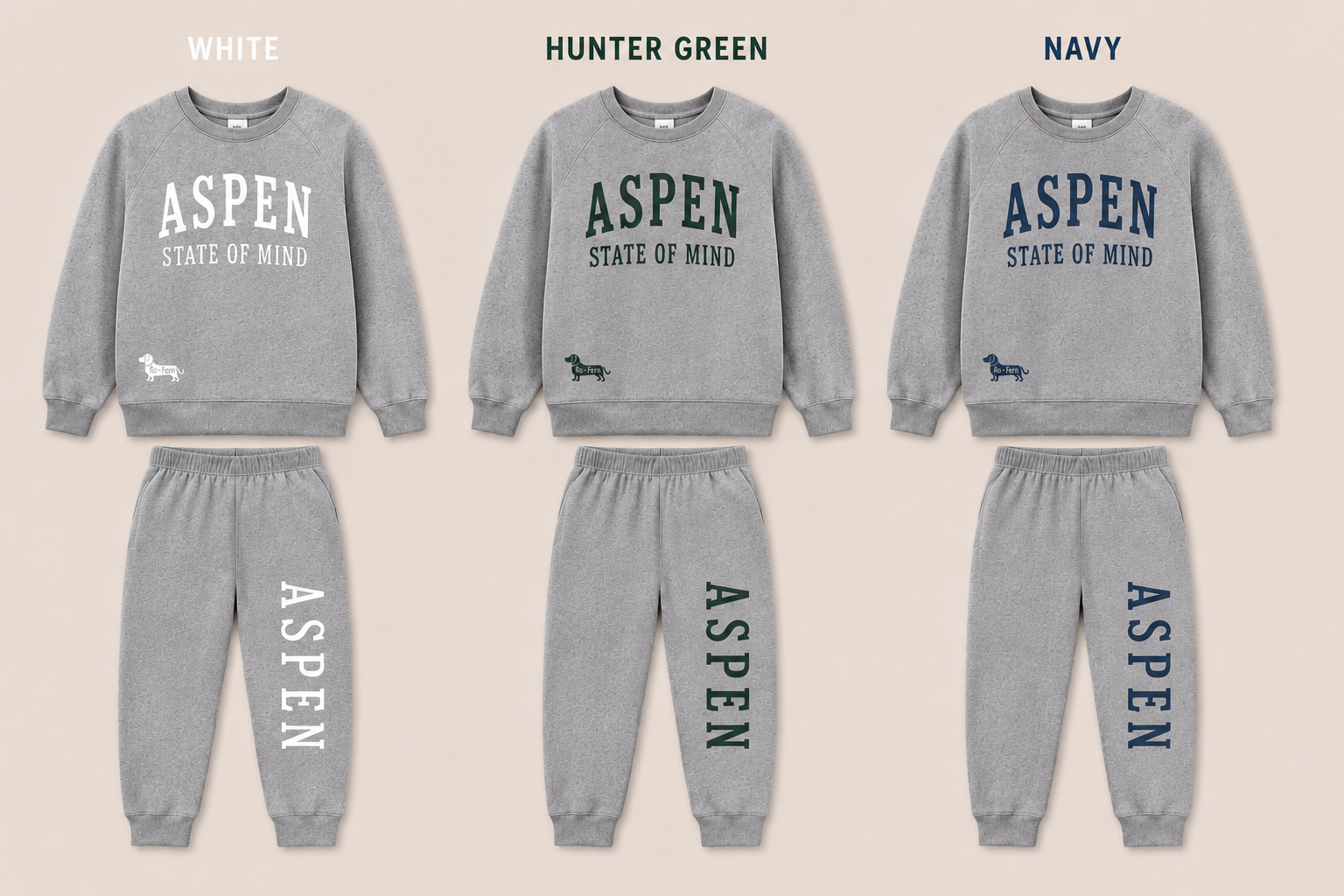 Aspen State of Mind Sweat Set