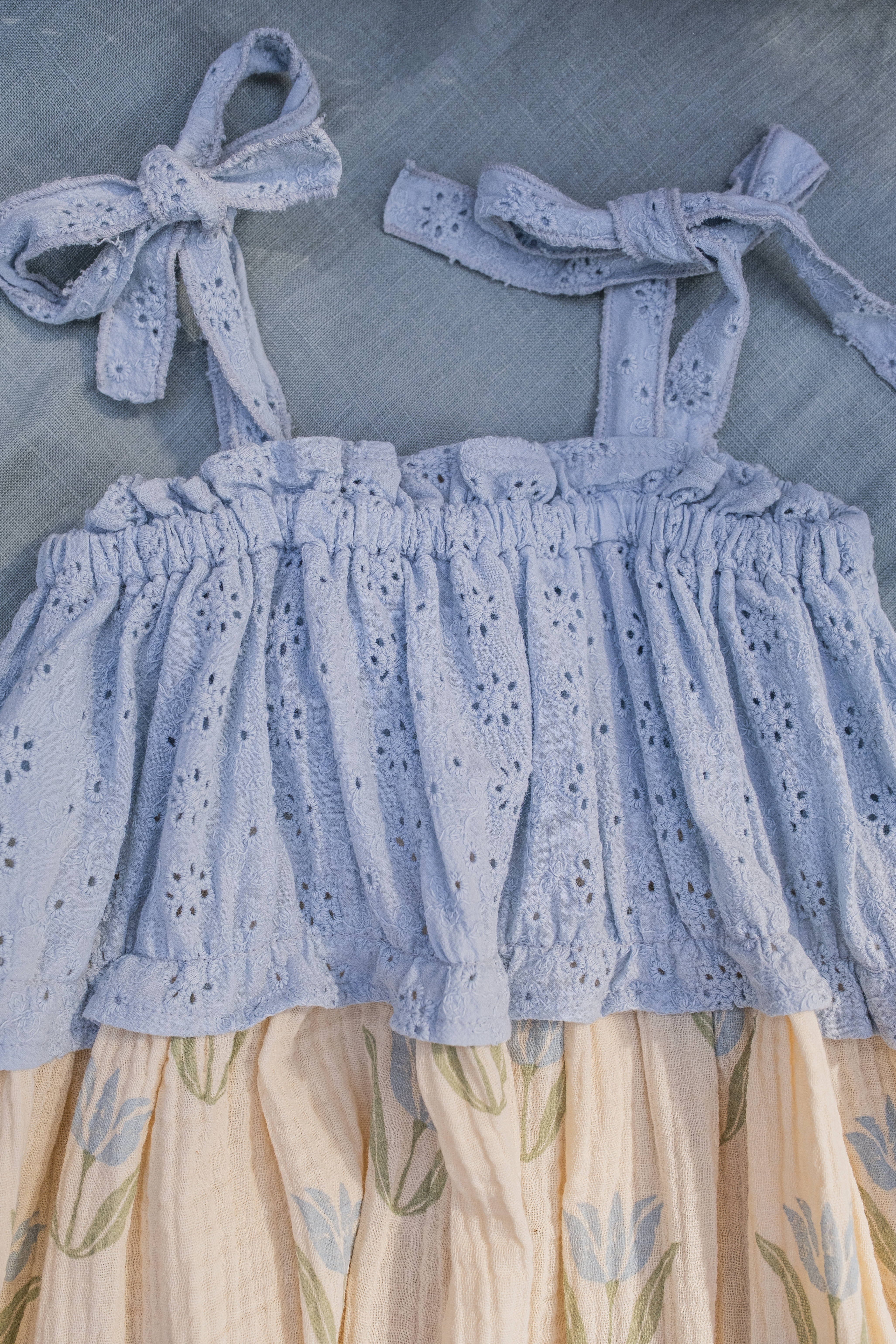 Amber Dress Blue Tulip