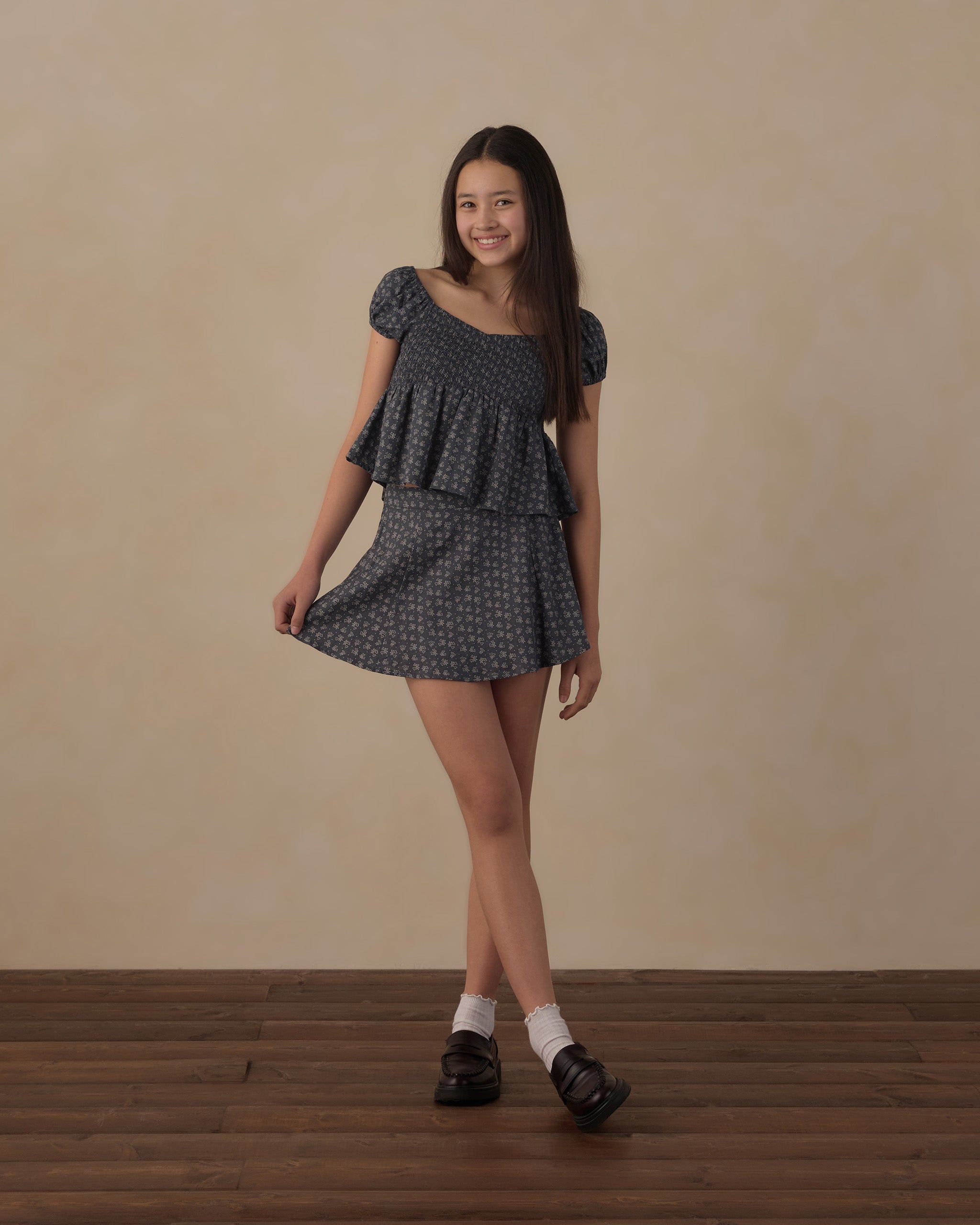 Teen Rachel Skirt Heart Ditsy