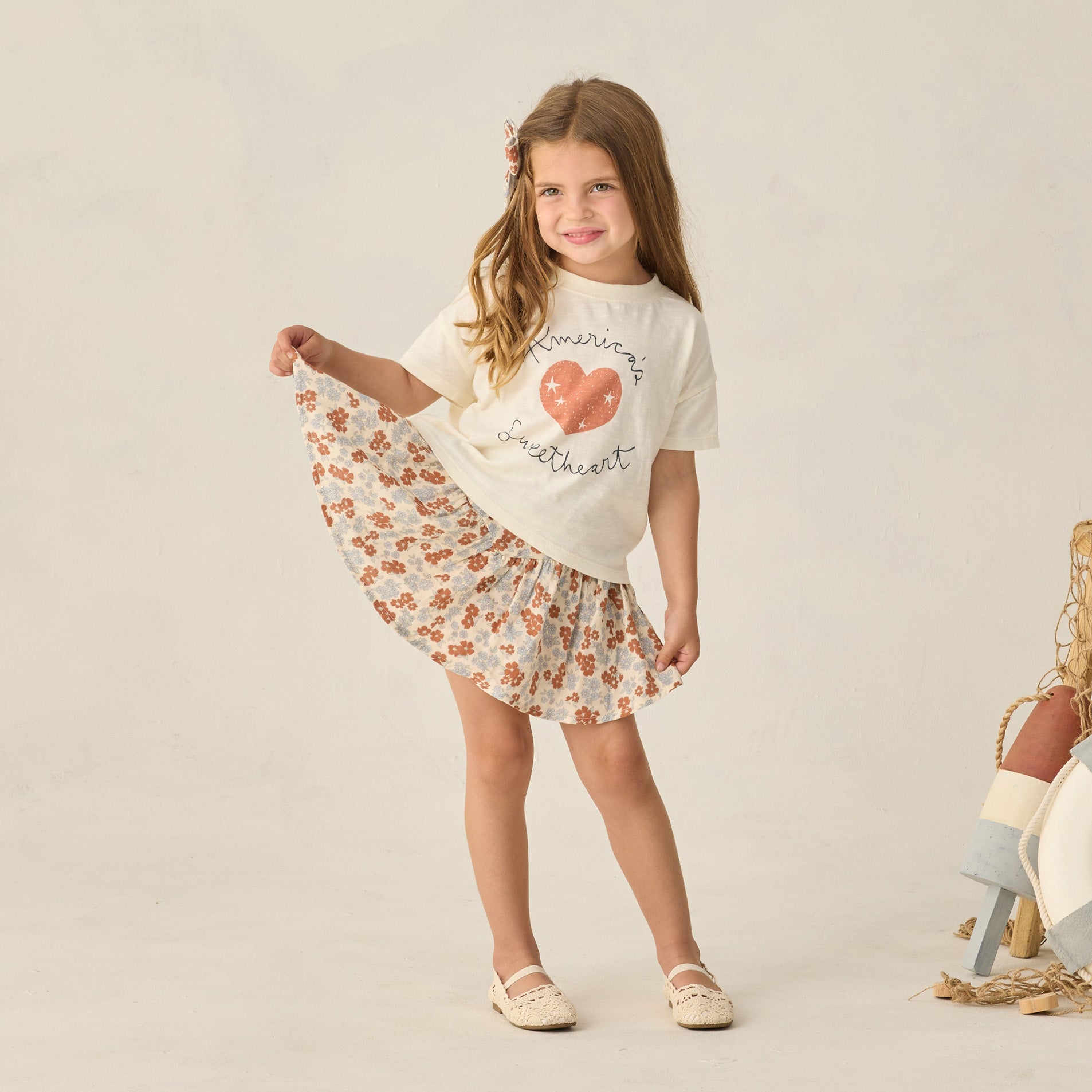 Sparrow Skirt Americana Floral