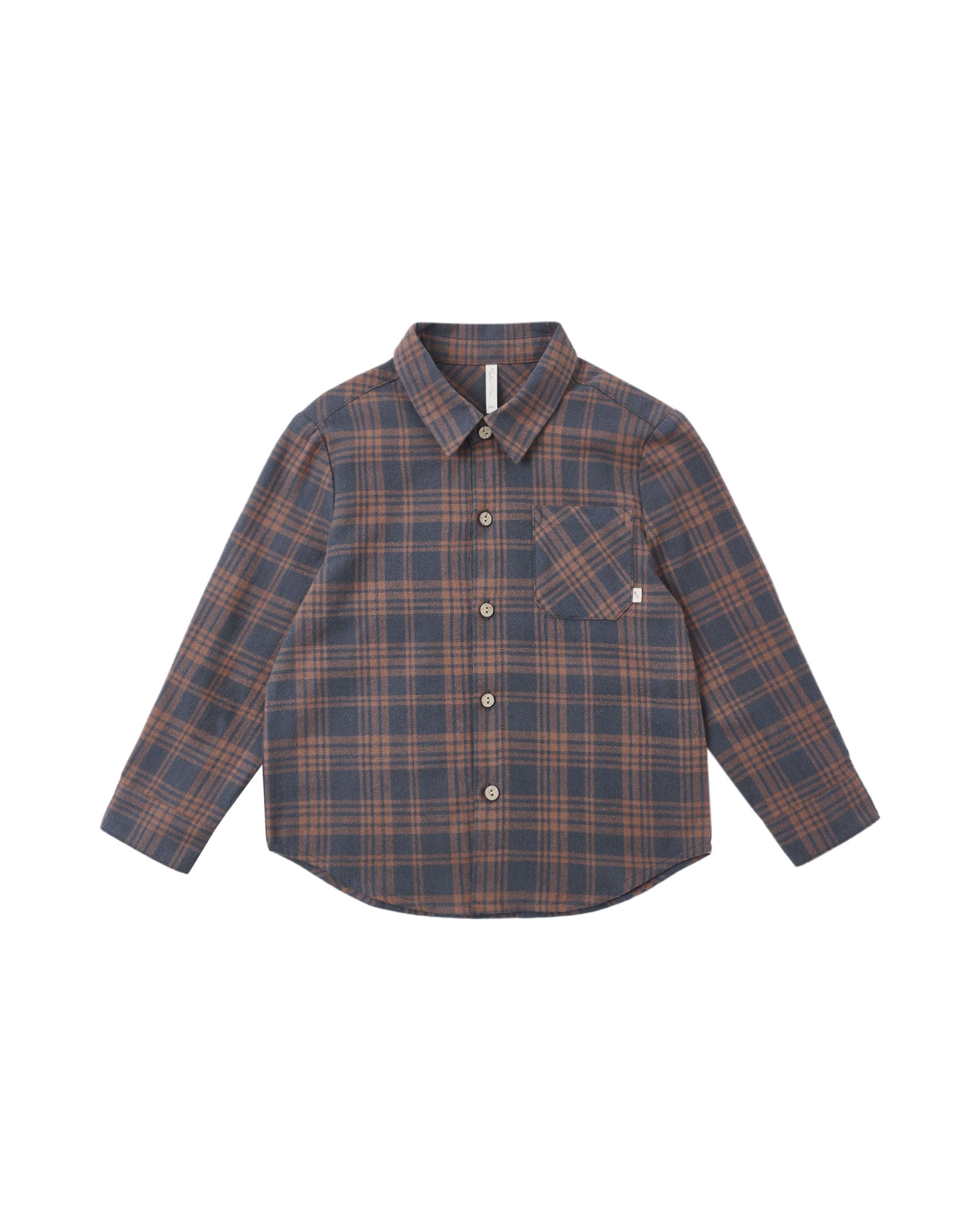 Collared Long Sleeve Shirt Midnight