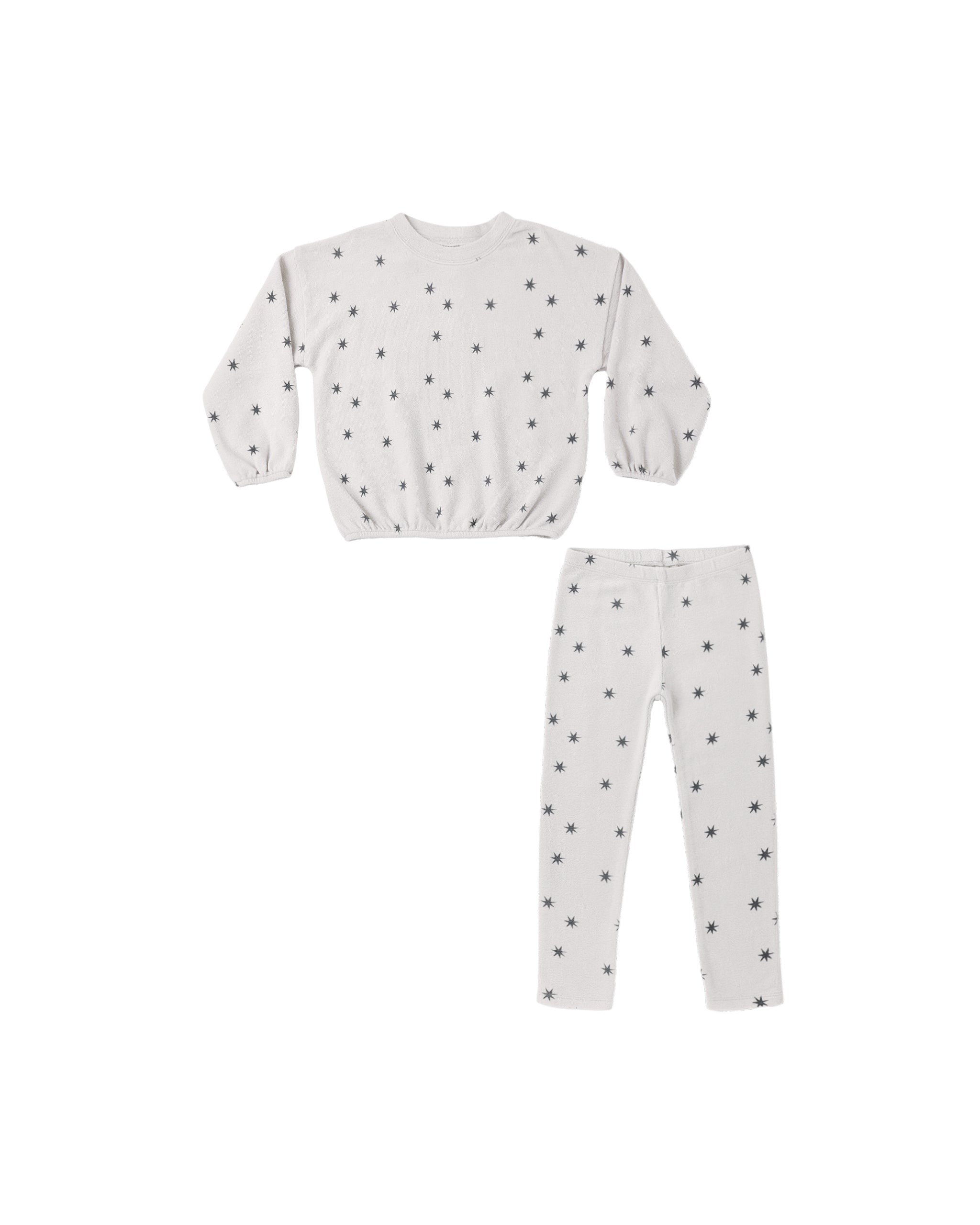 Spongey Knit Set Petal Stars