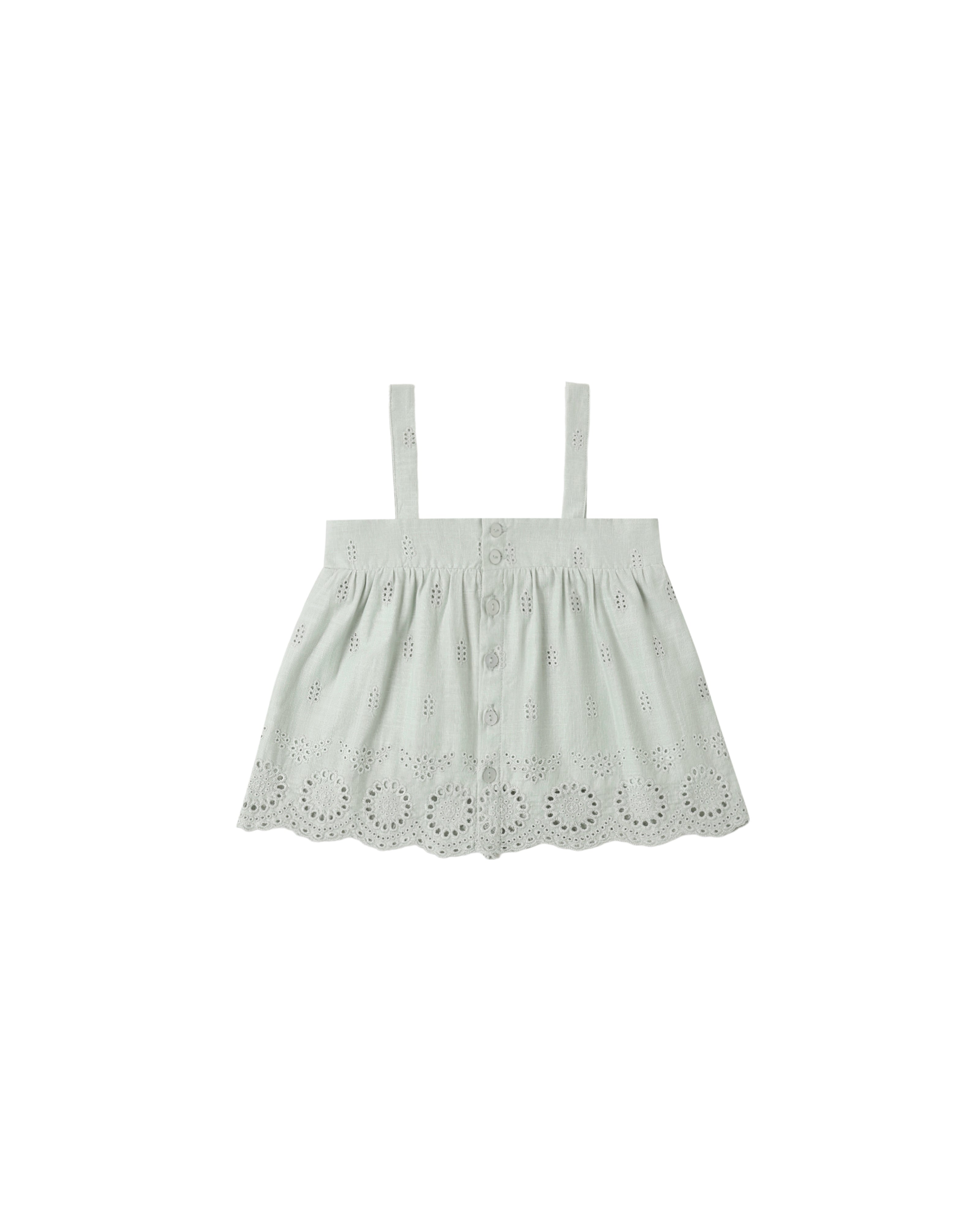 Teen Eyelet Swing Top