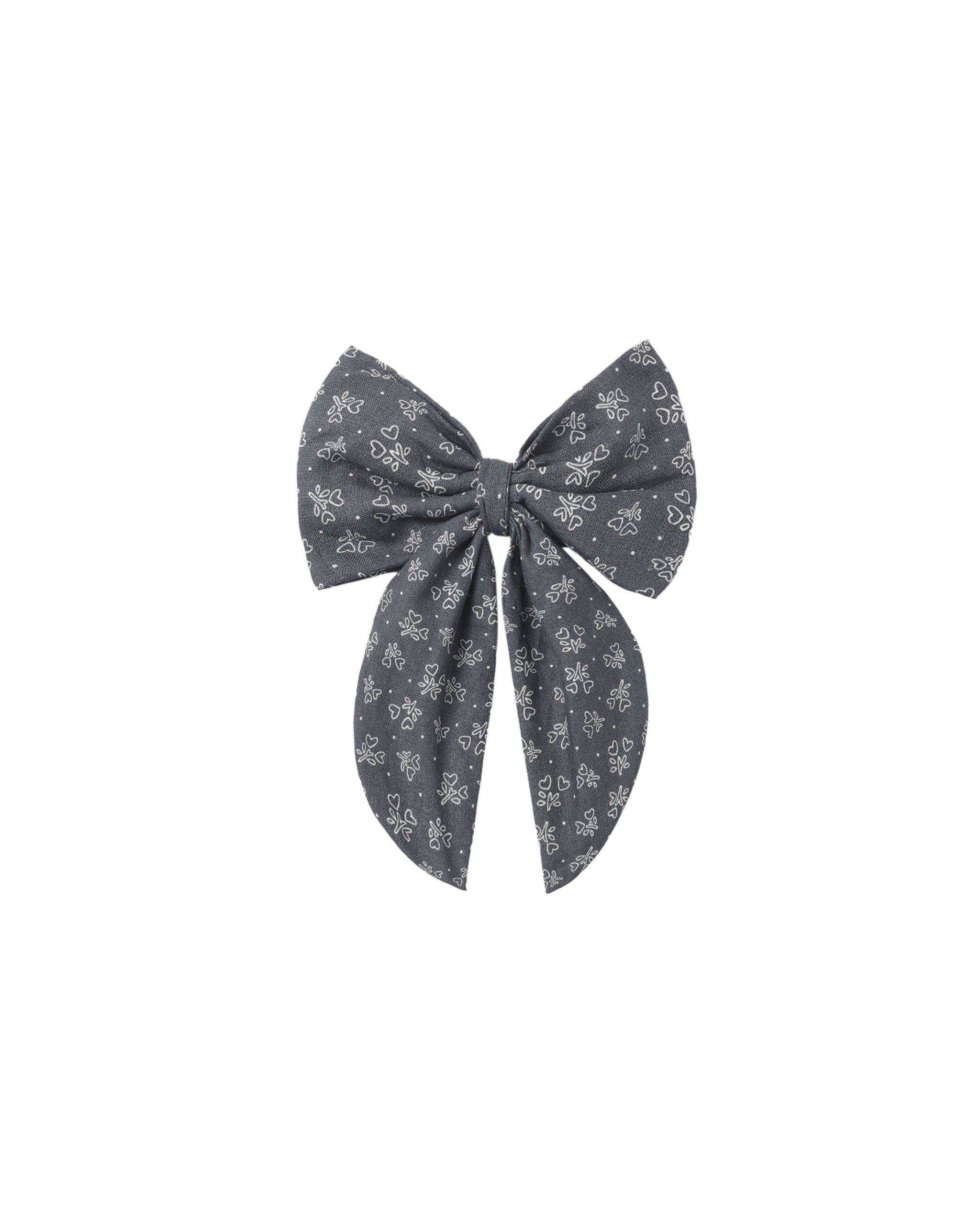 Oversized Bow Heart Ditsy