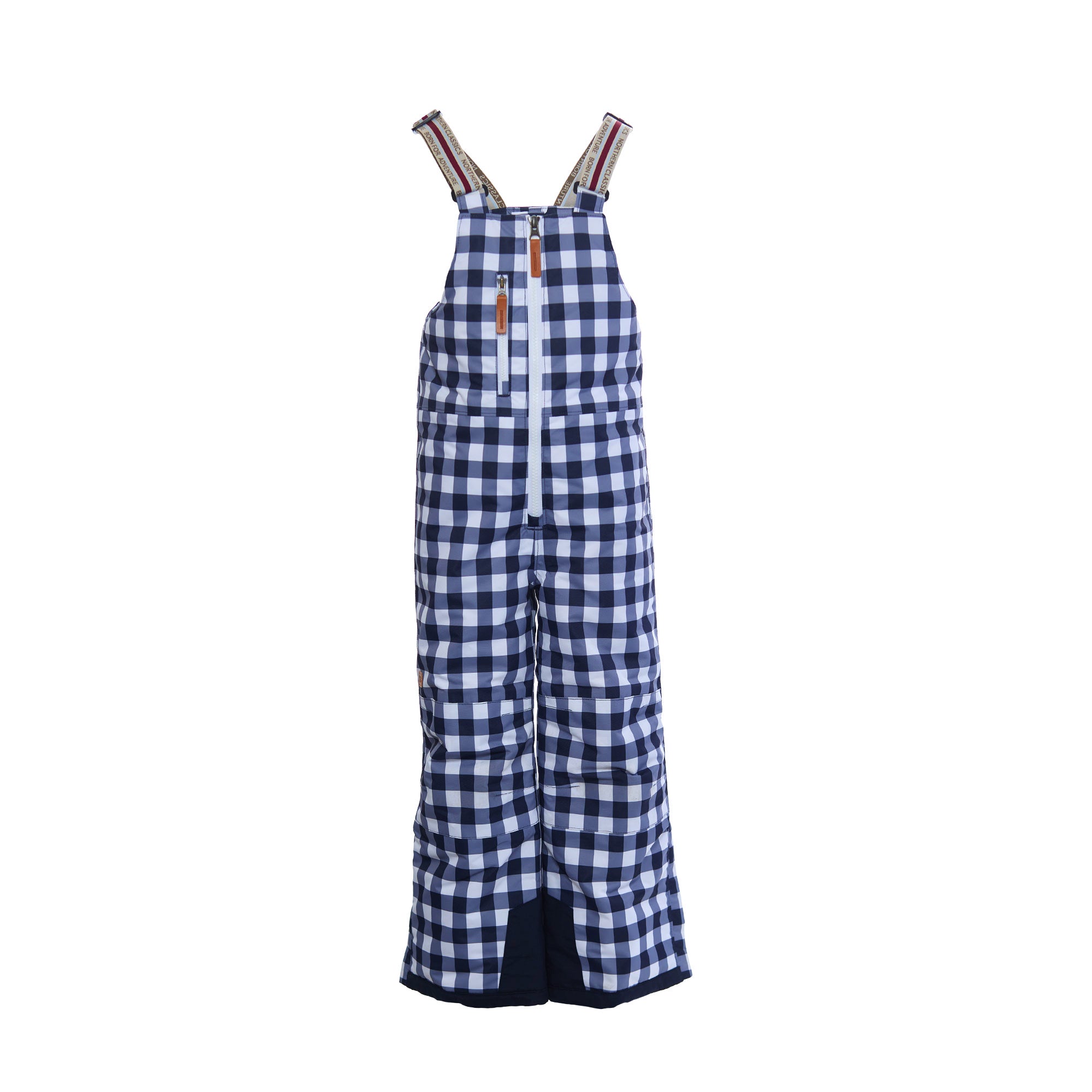 Navy Gingham Snow Pant