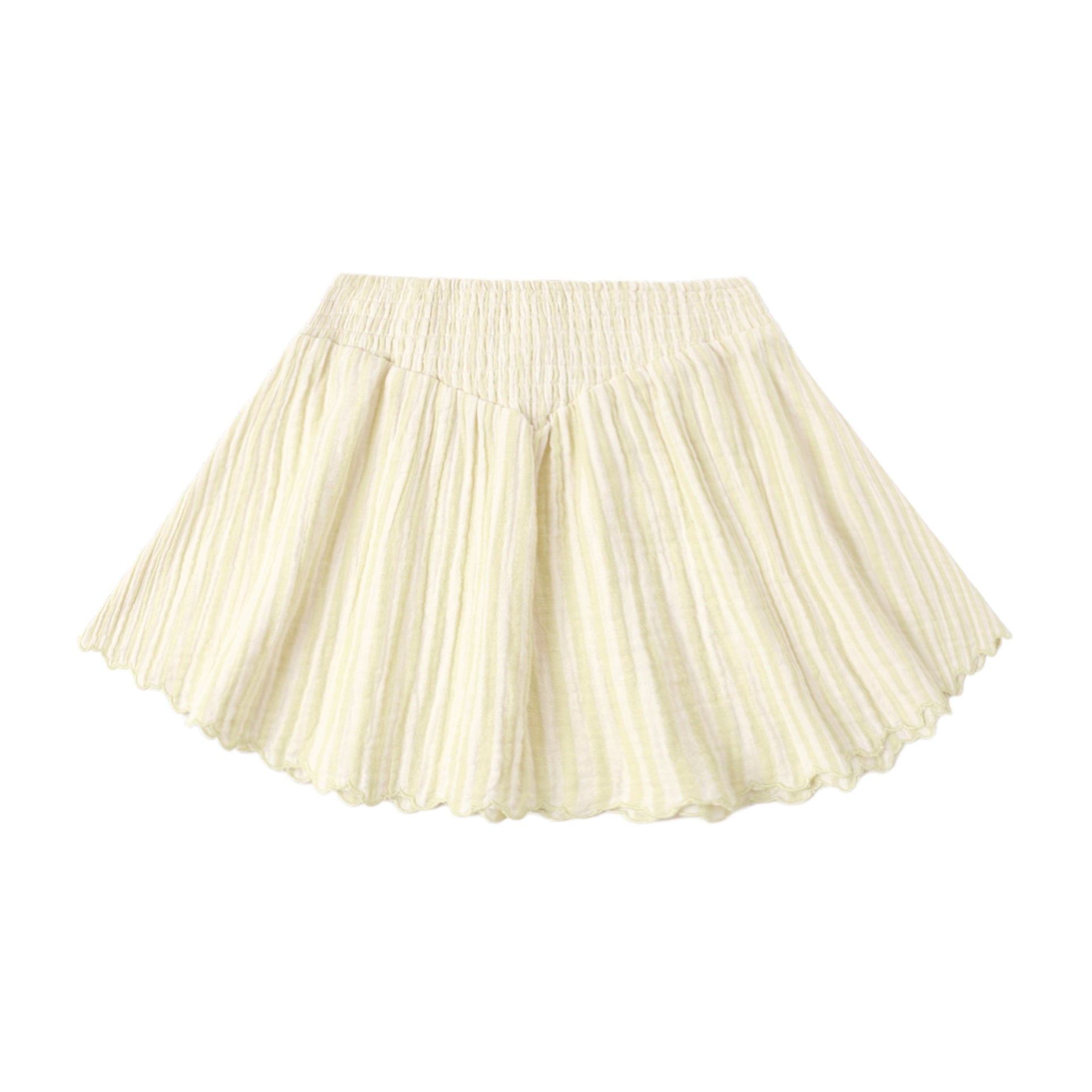 Bow citron Ivory Stripe