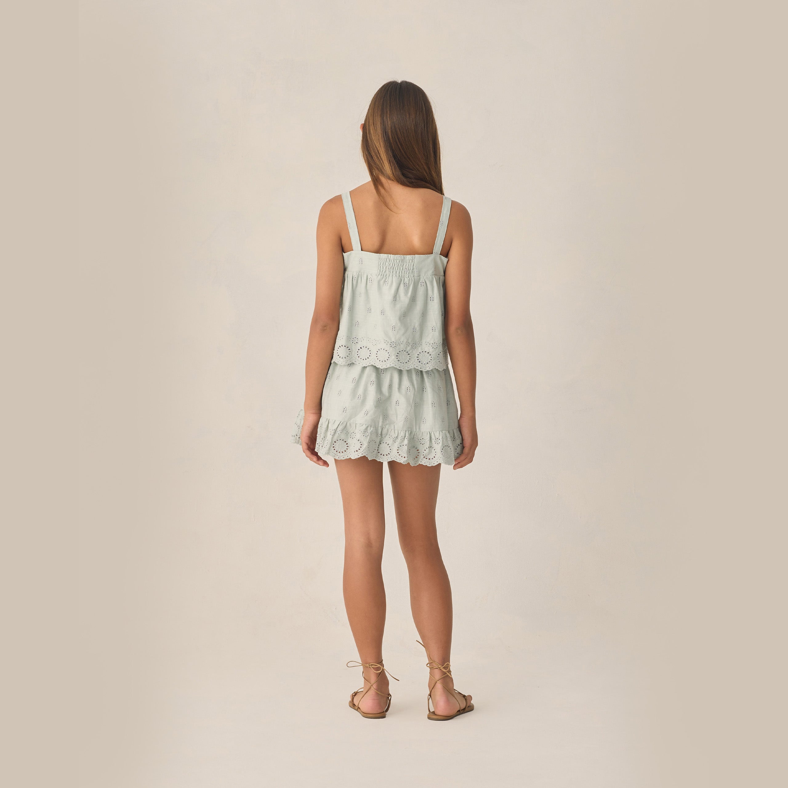 Teen Eyelet Swing Top