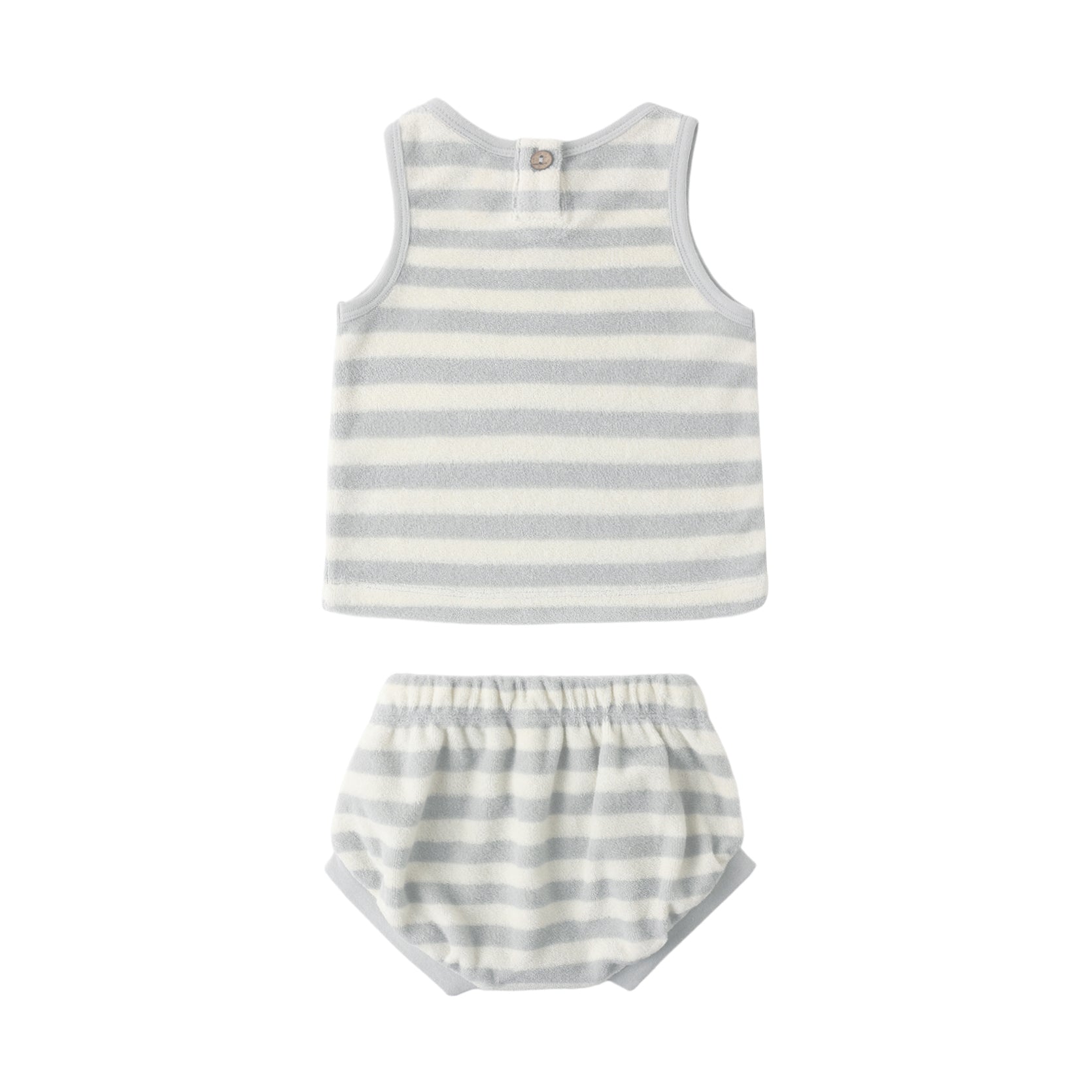 Terry Tank + Short Set Sky Stripe
