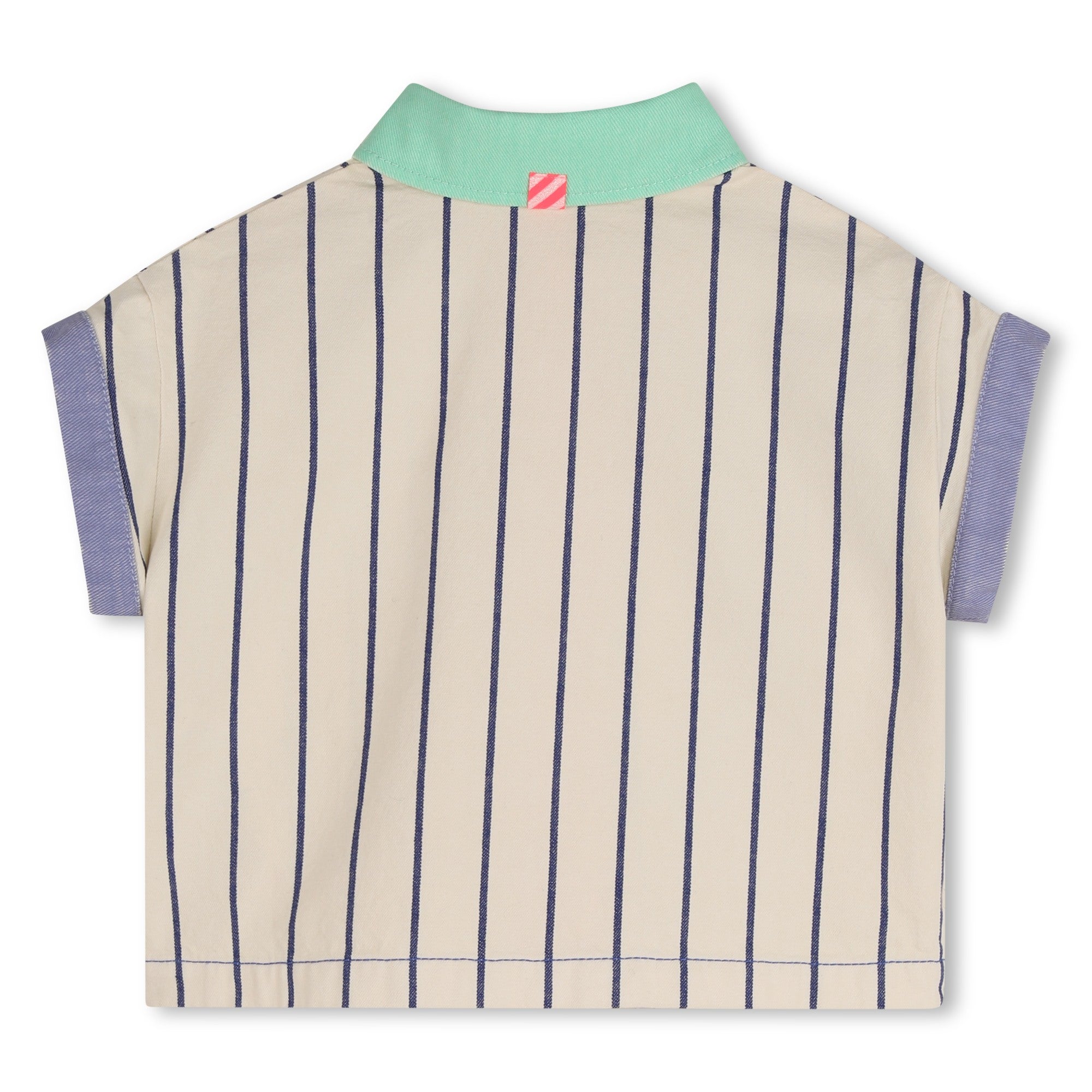 Striped Collard Short Sleeve shirt