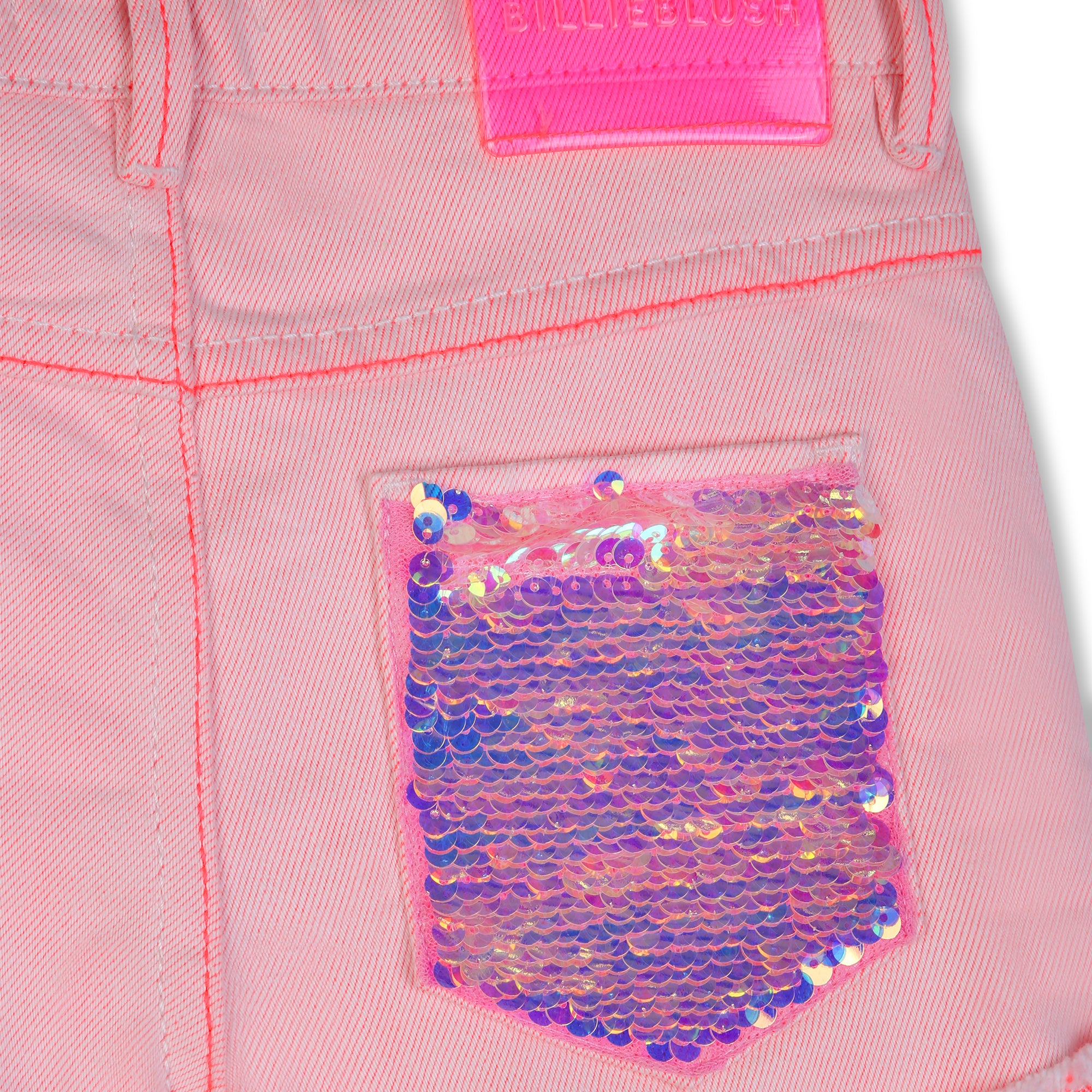 Sequin Pocket Twill Short