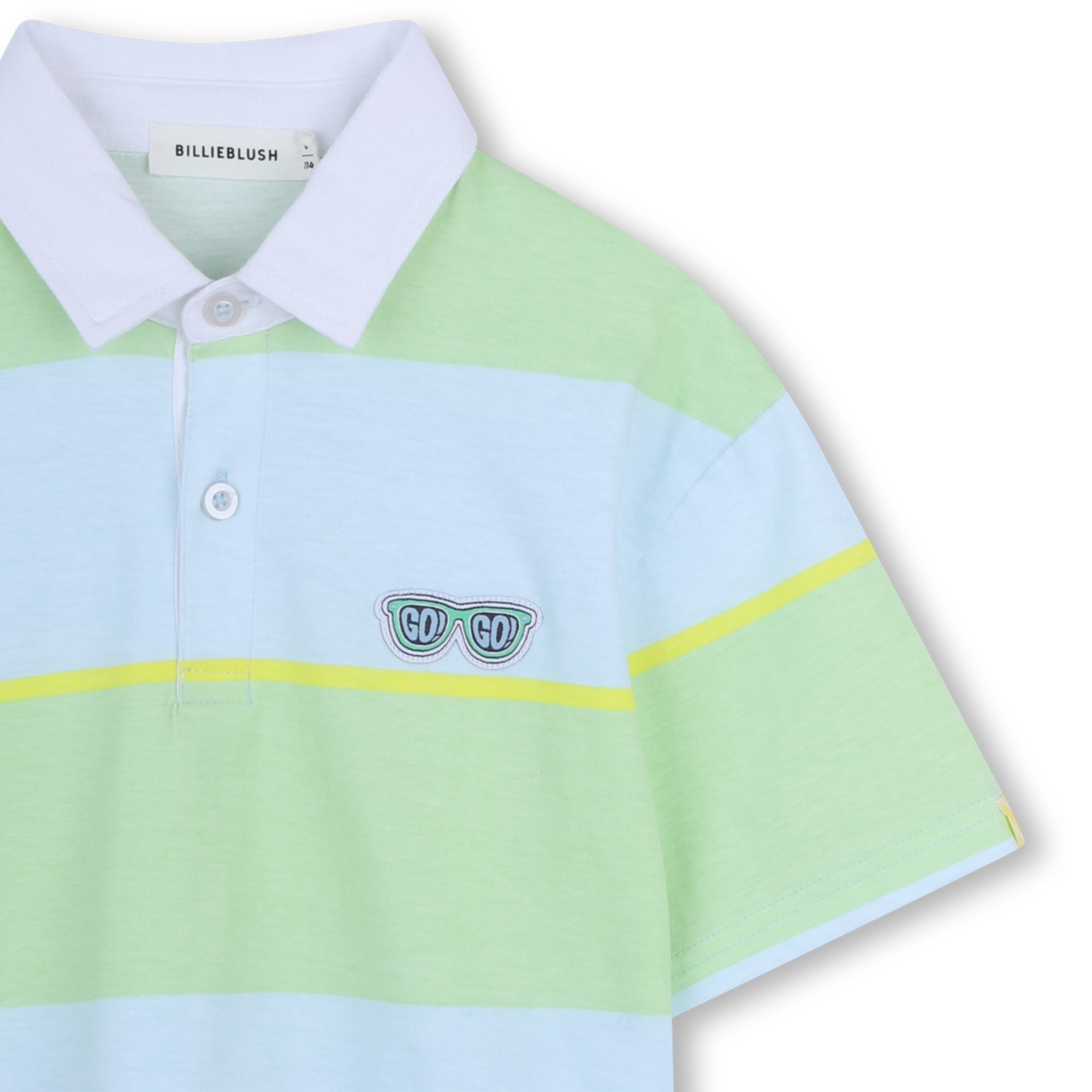 Boys Striped SS Polo Shirt