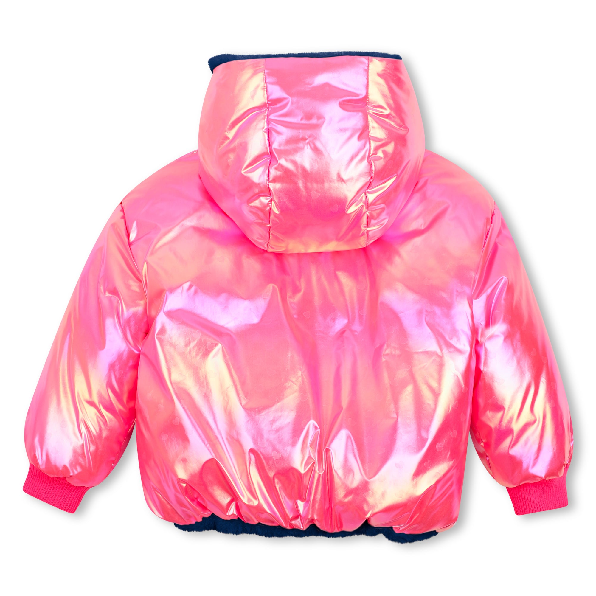 Girls Reversible Faux Fur Jacket