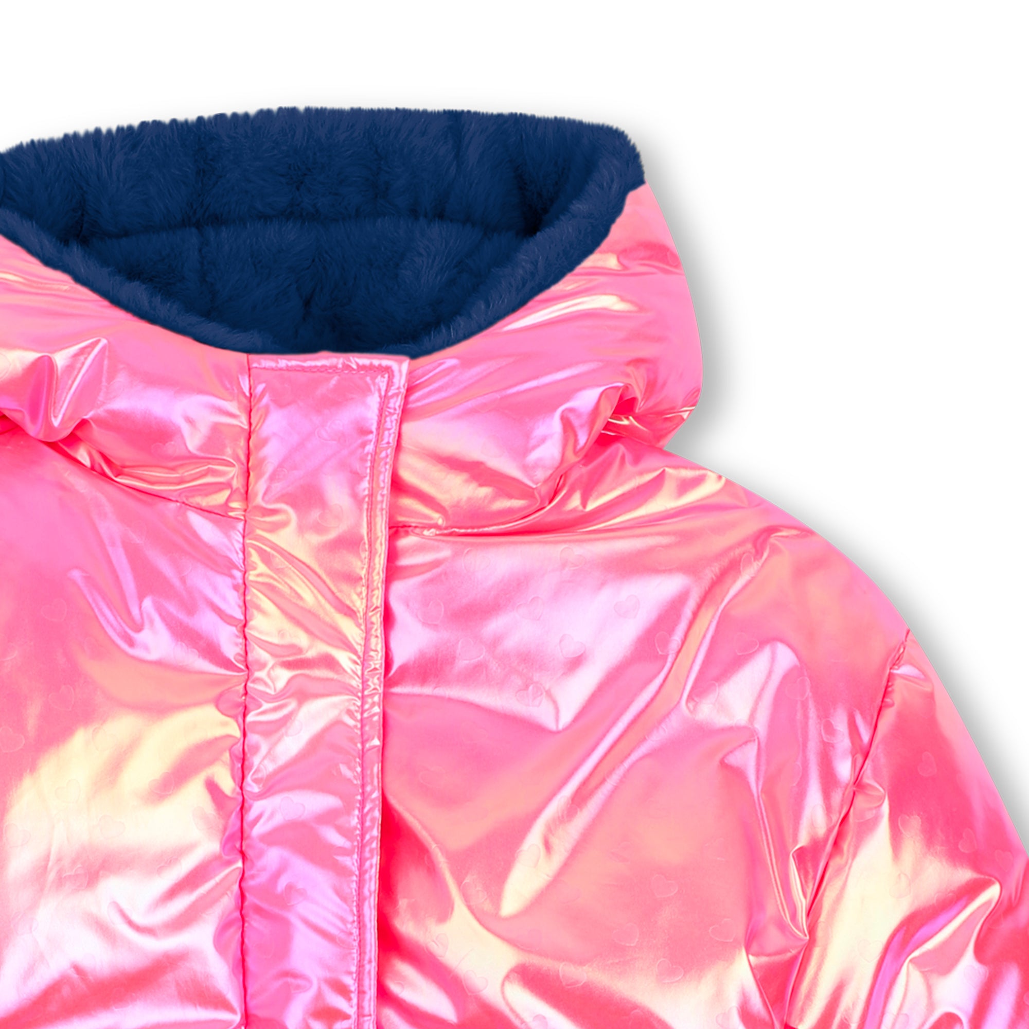 Girls Reversible Faux Fur Jacket
