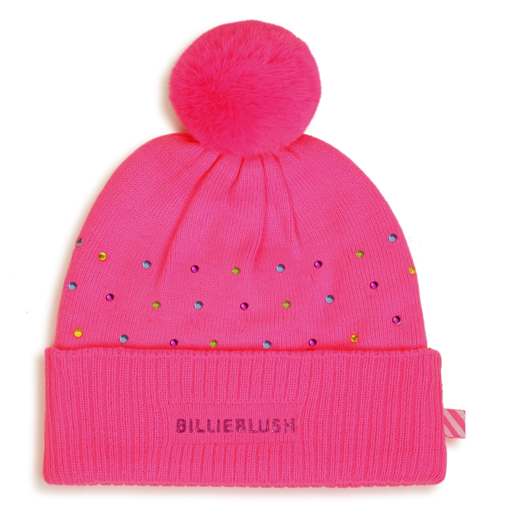 Girls rhinestone logo glove
